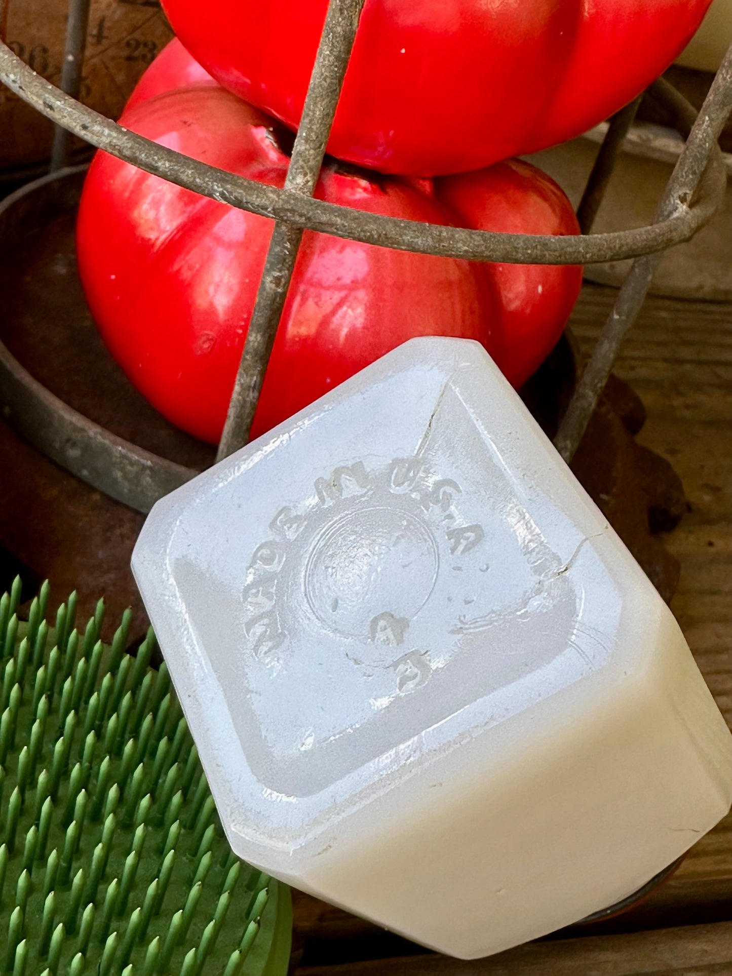Milk Glass Pepper Shaker