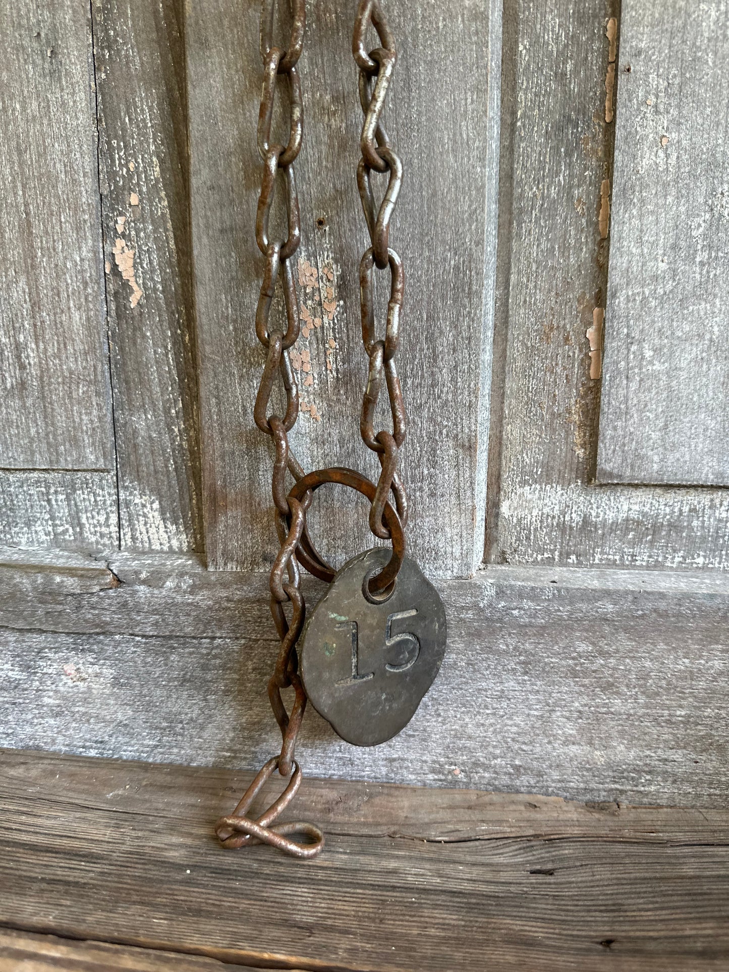 Cattle Tag With Chain #15