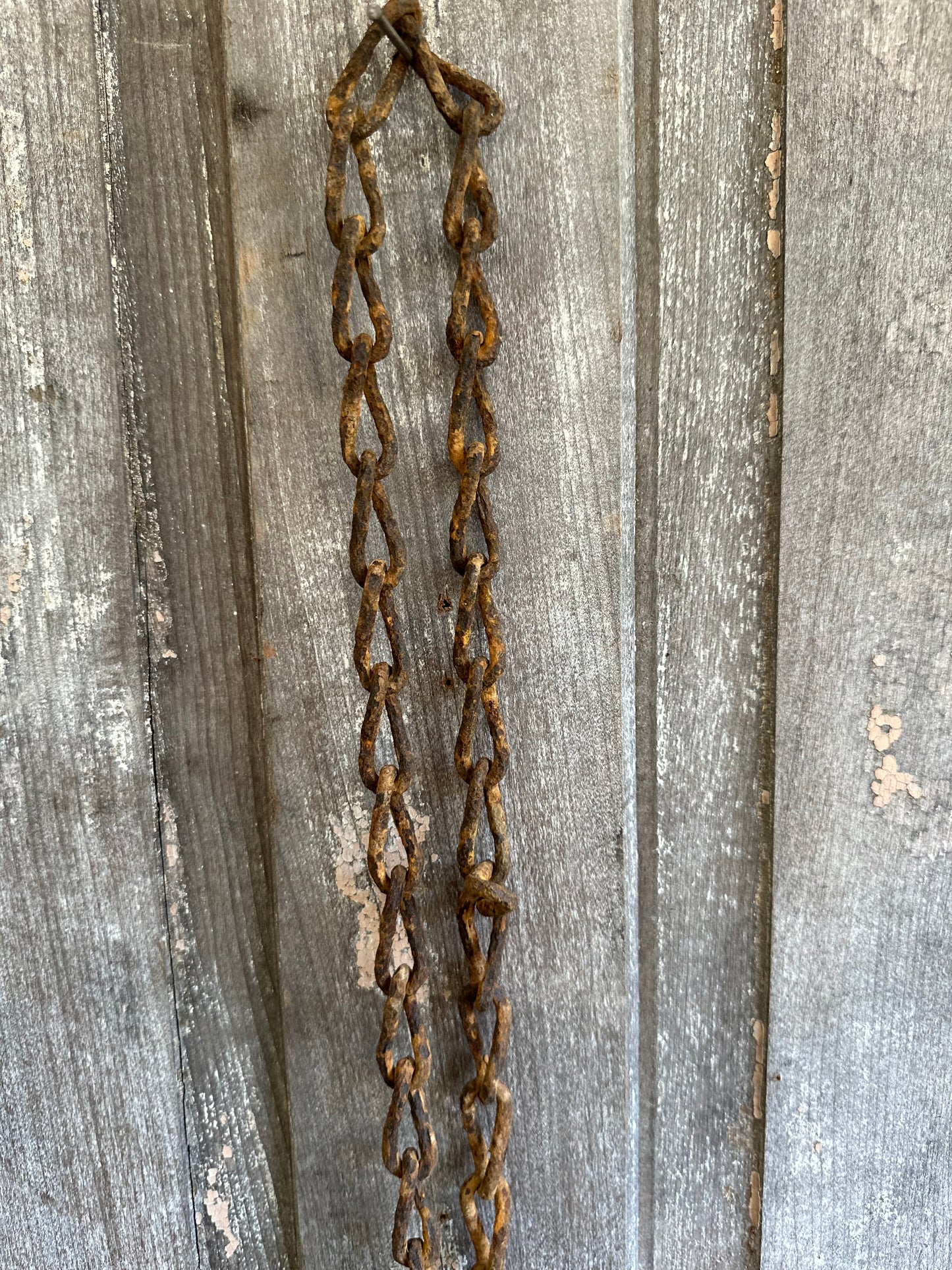 Cattle Tag With Rusty Chain #19