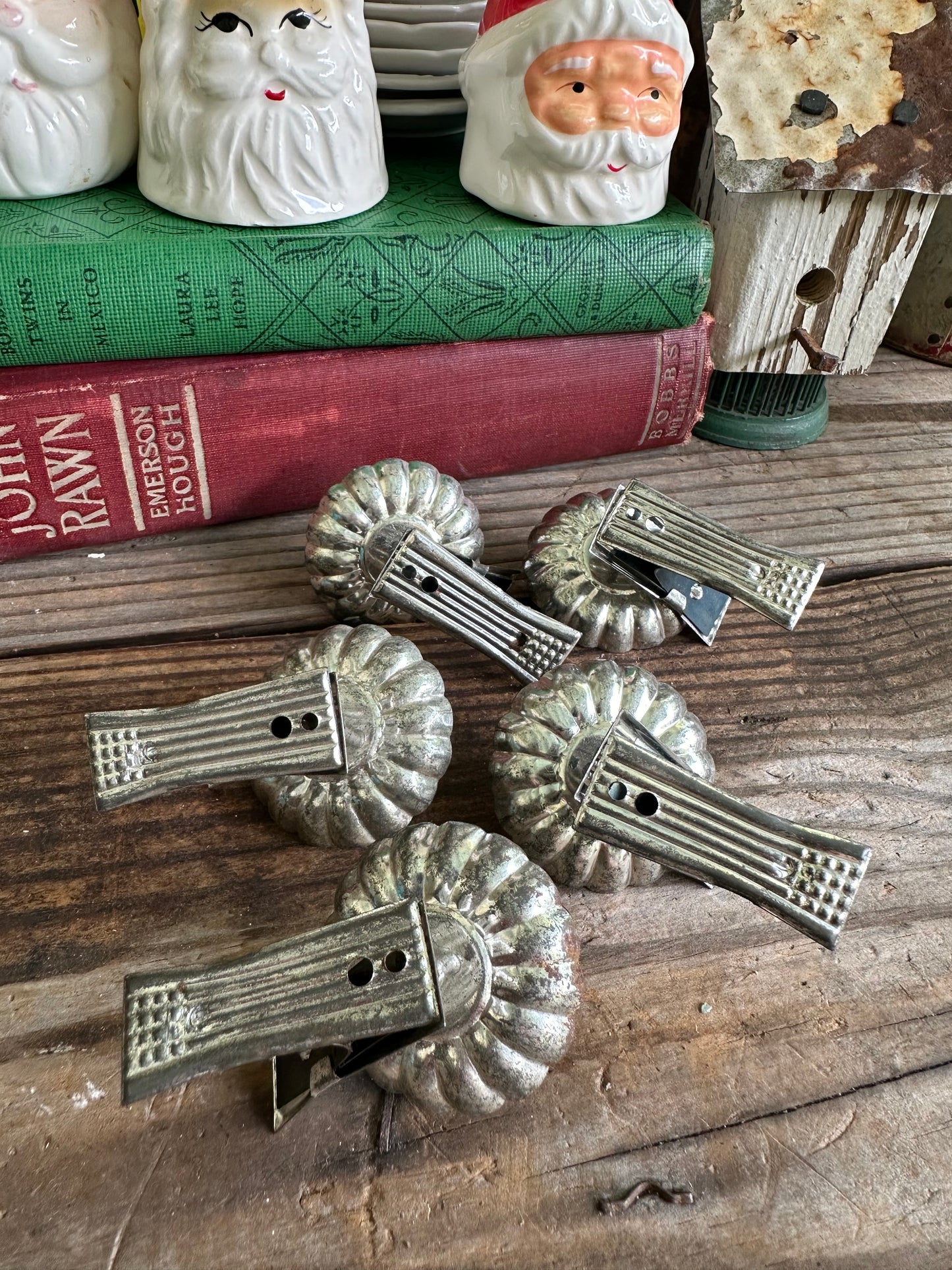 Metal Clip On Candle Holders Set of 5