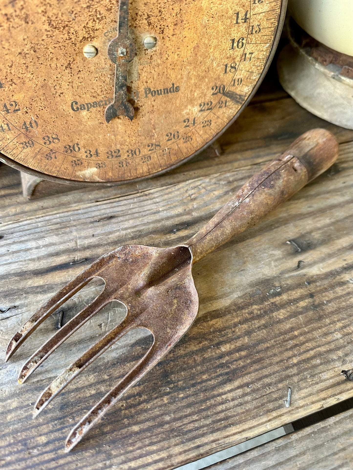 Garden Tool Rusty Metal Fork