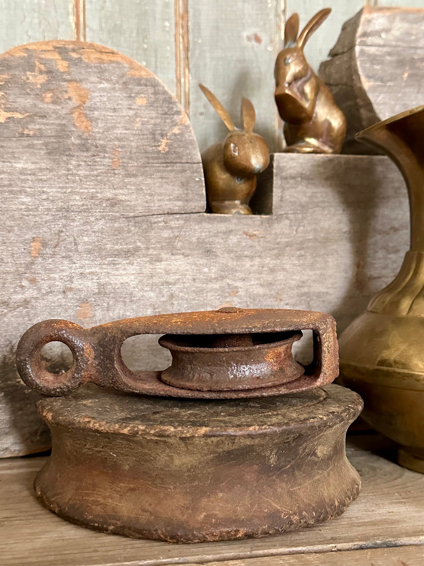 Metal Rusty Pulley