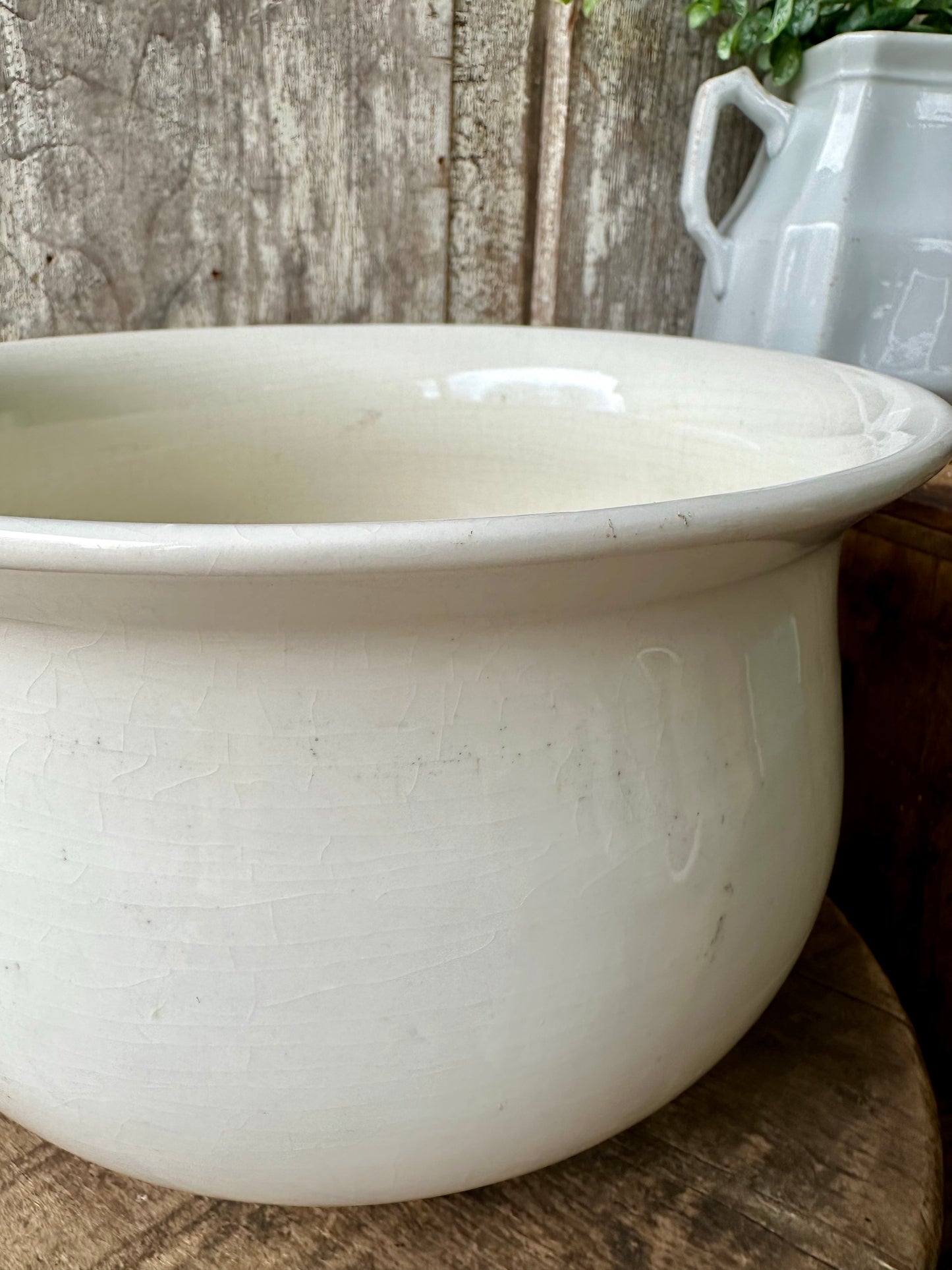 Ironstone Chamber Pot D.E. McNicol East Liverpool