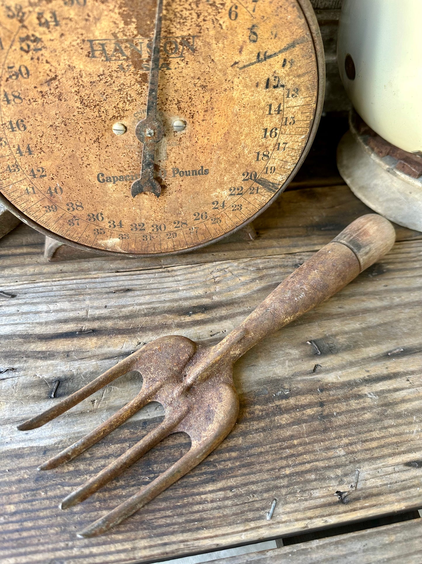 Garden Tool Rusty Metal Fork