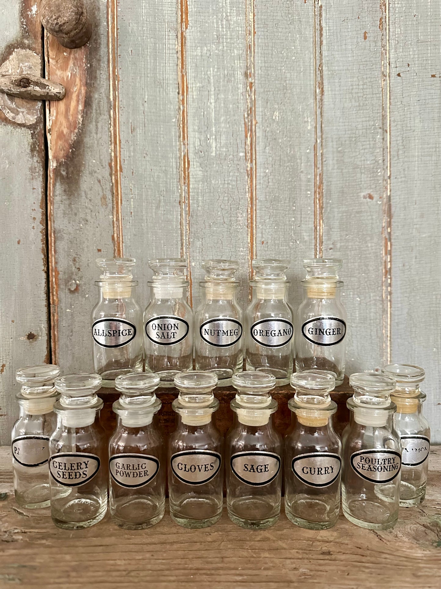 Spice Jar Set Made in Japan 13 Jars