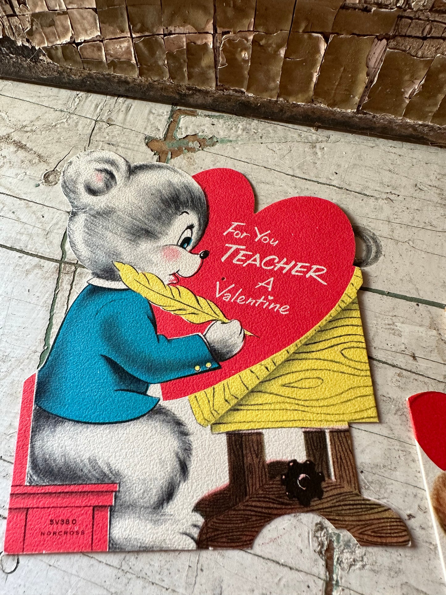 Valentine Teacher Cards Set Of 3