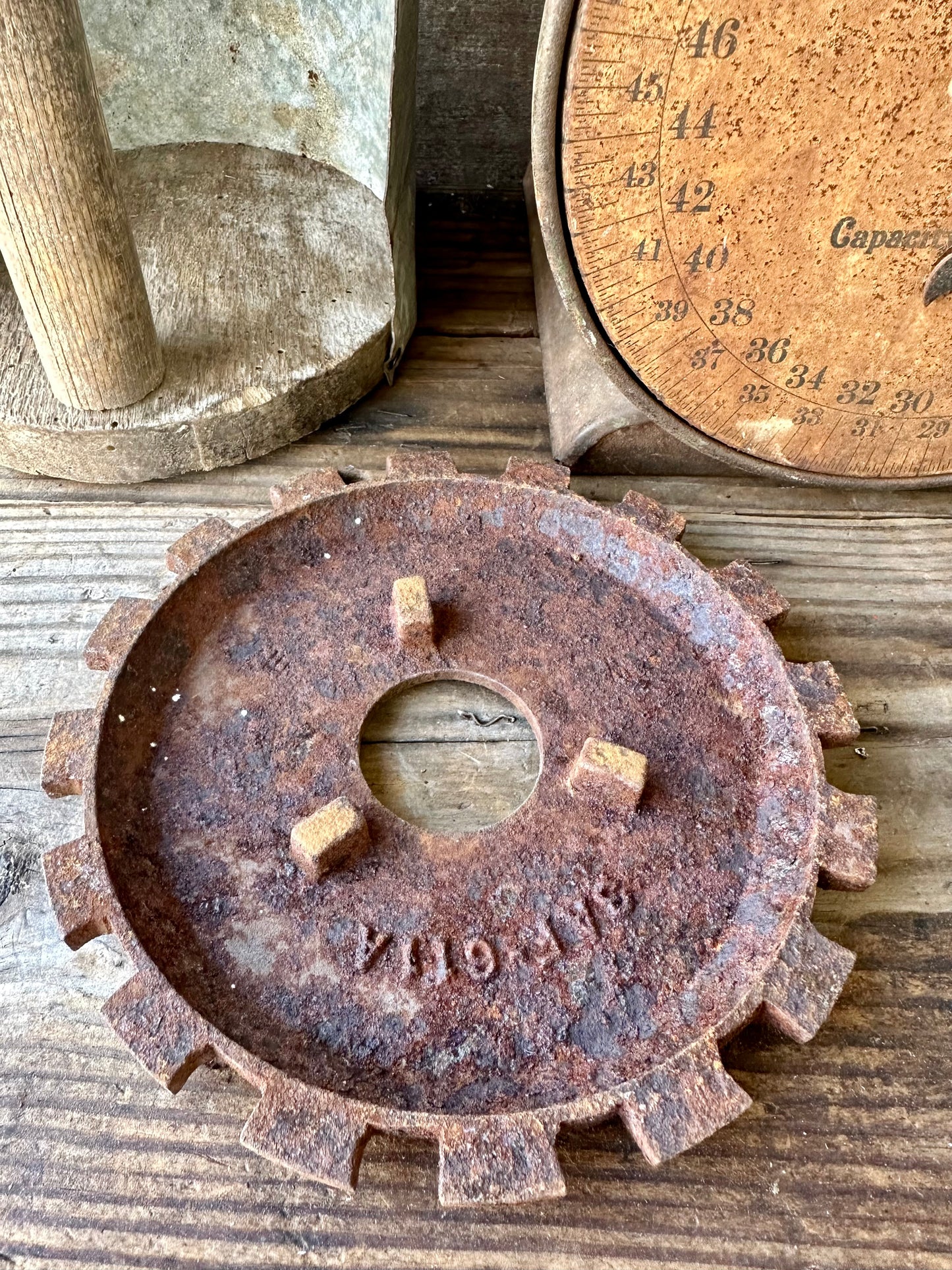Rusty Metal Sprocket