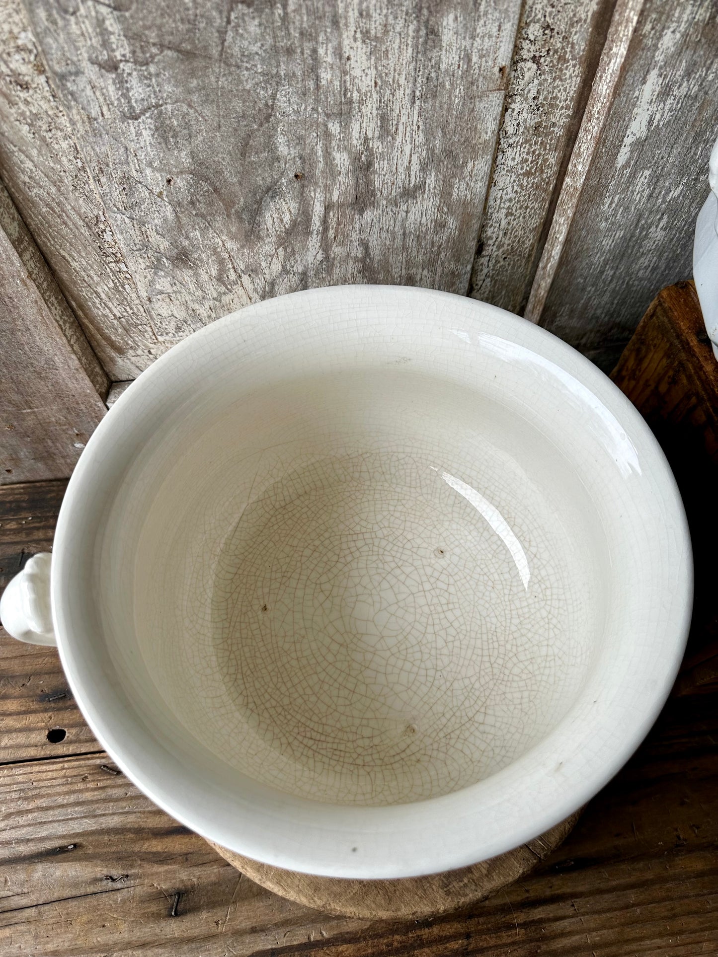 Ironstone Chamber Pot D.E. McNicol East Liverpool