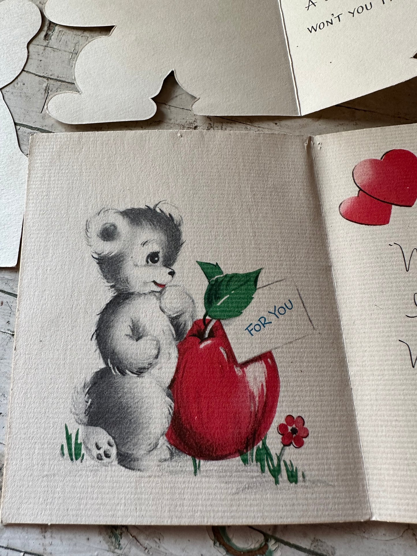 Valentine Teacher Cards Set Of 3