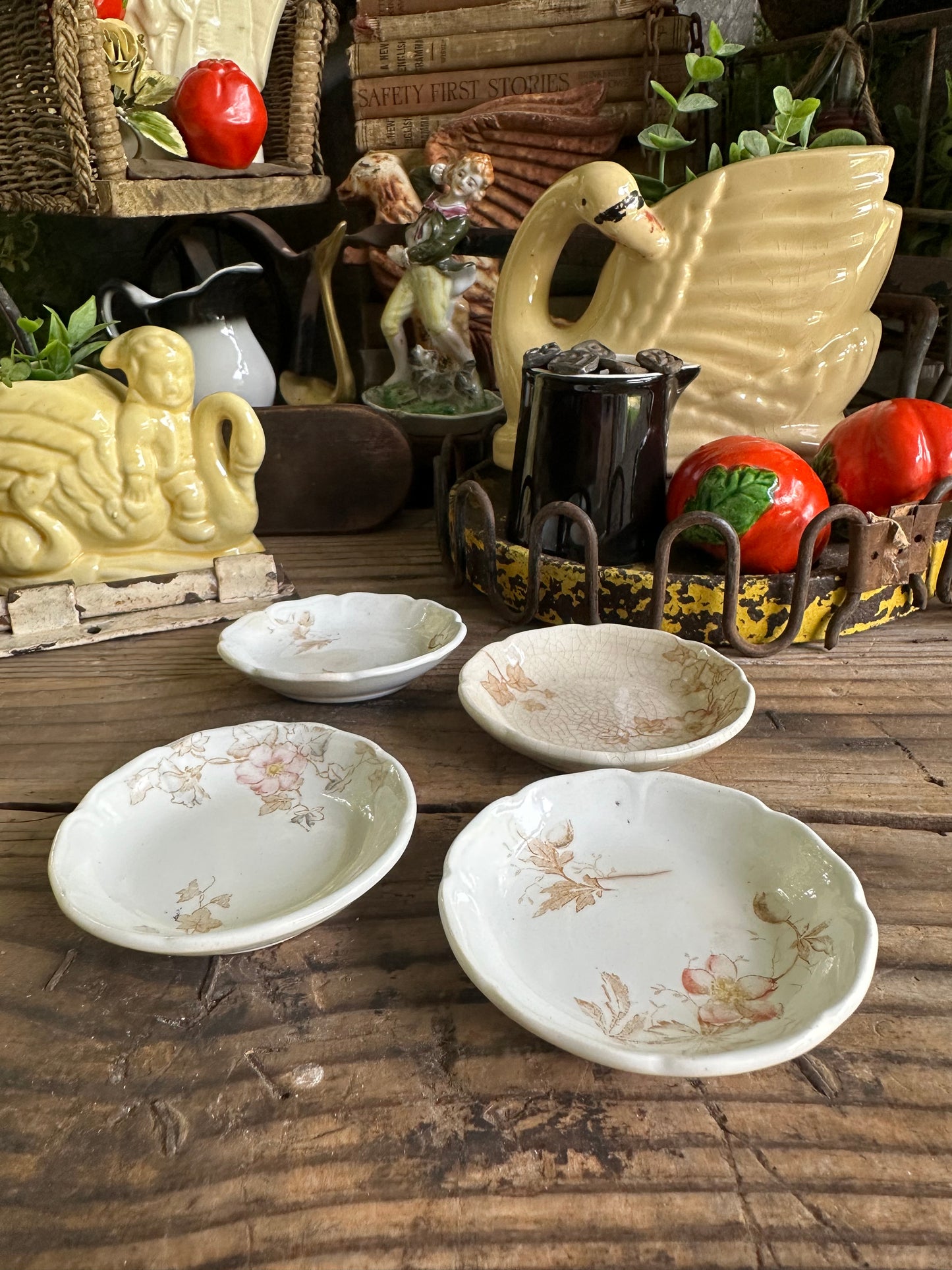 Butter Pats Set Of Four Transferware Johnson Bros England