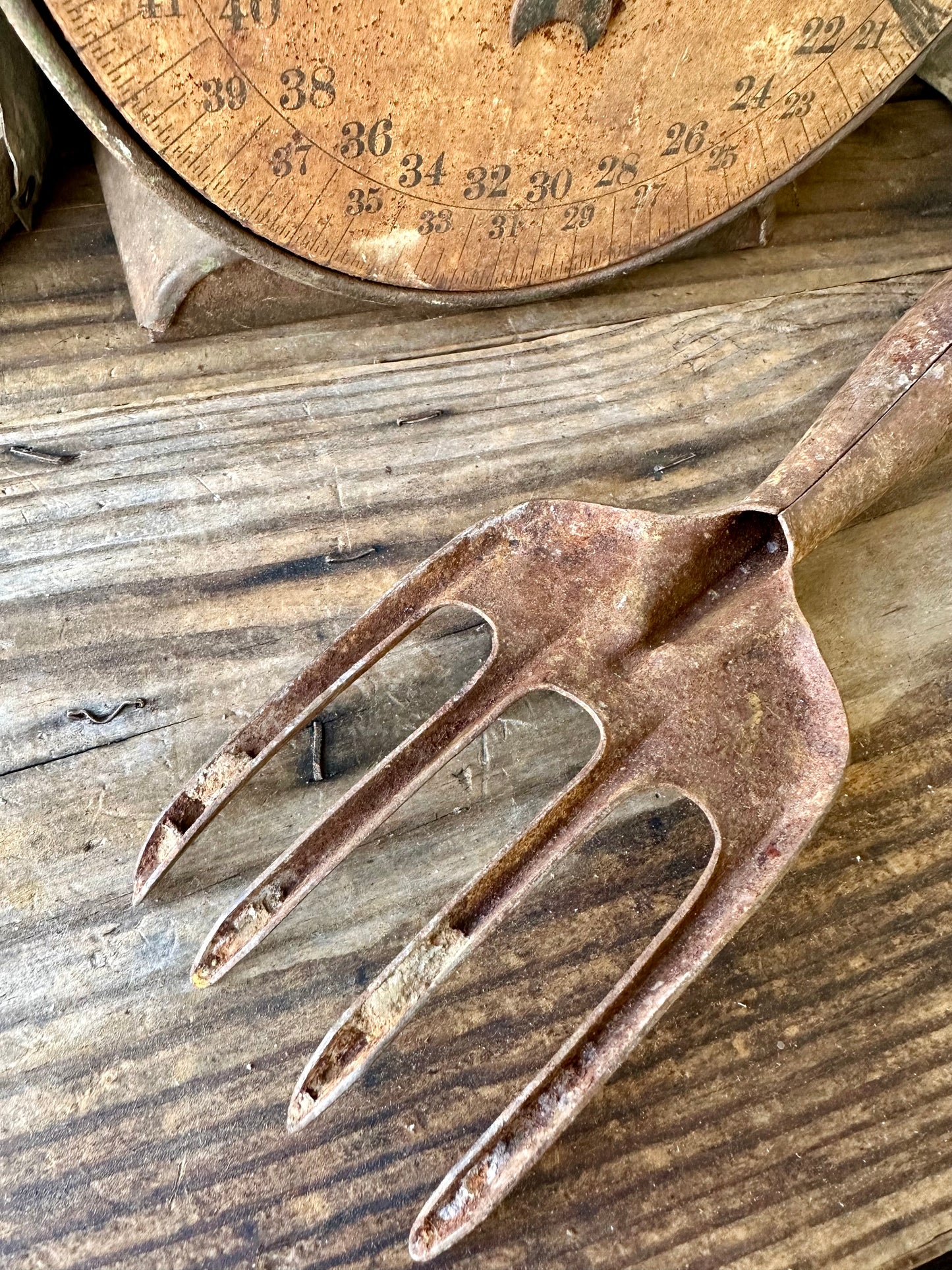 Garden Tool Rusty Metal Fork