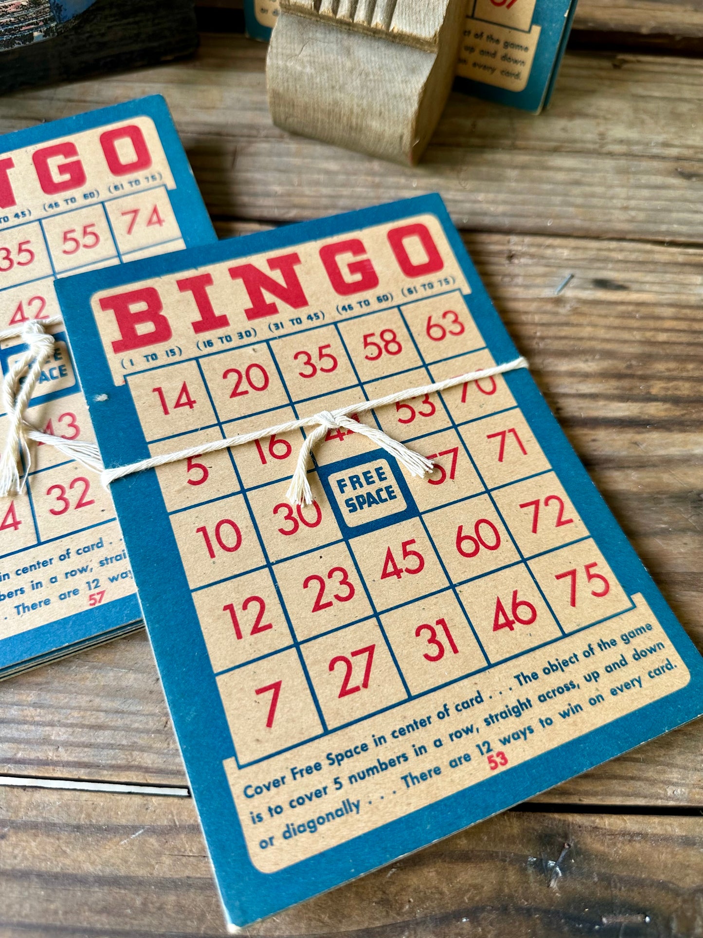 Bingo Cards Three Sets Of 8 (24 Total Cards)