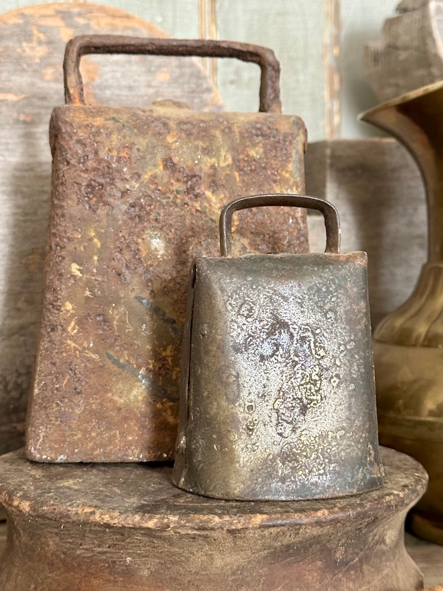 Metal Cow Bells Set Of Two
