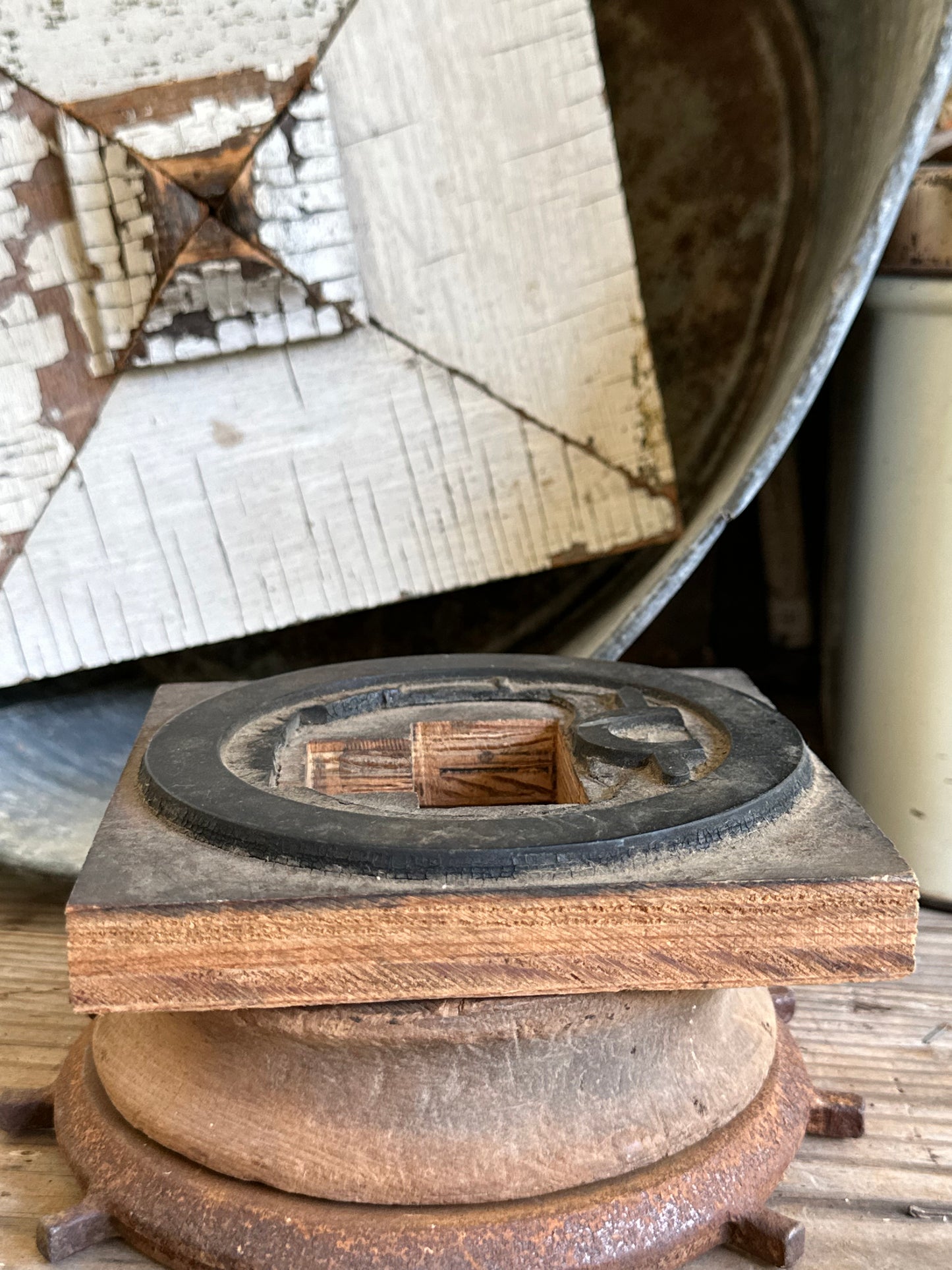 Stamp/Print Base Plate Cent Symbol