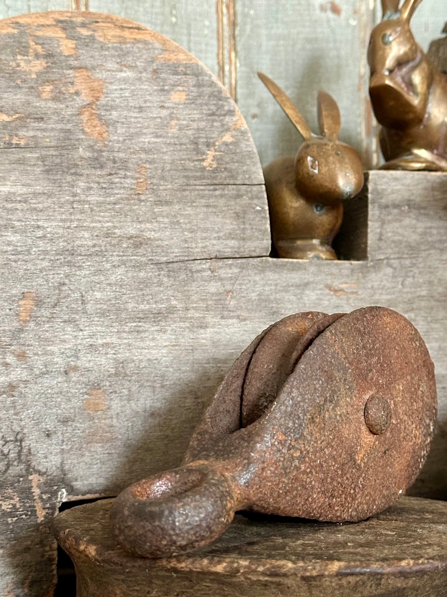 Metal Rusty Pulley