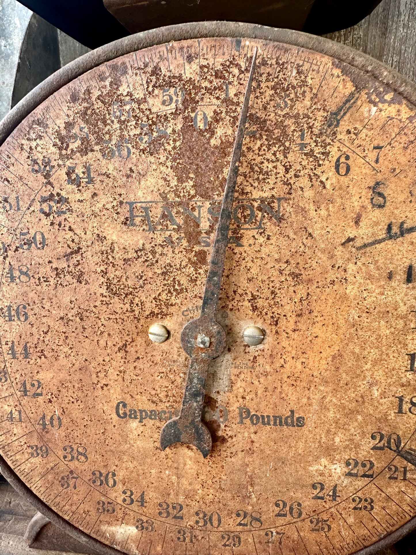 Hanson Scale Rusty Metal