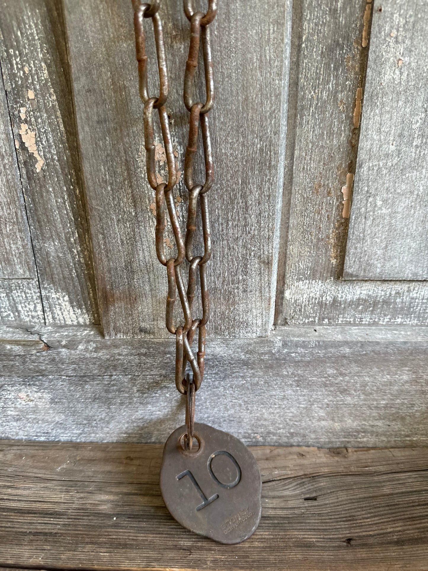 Cattle Tag With Chain #10