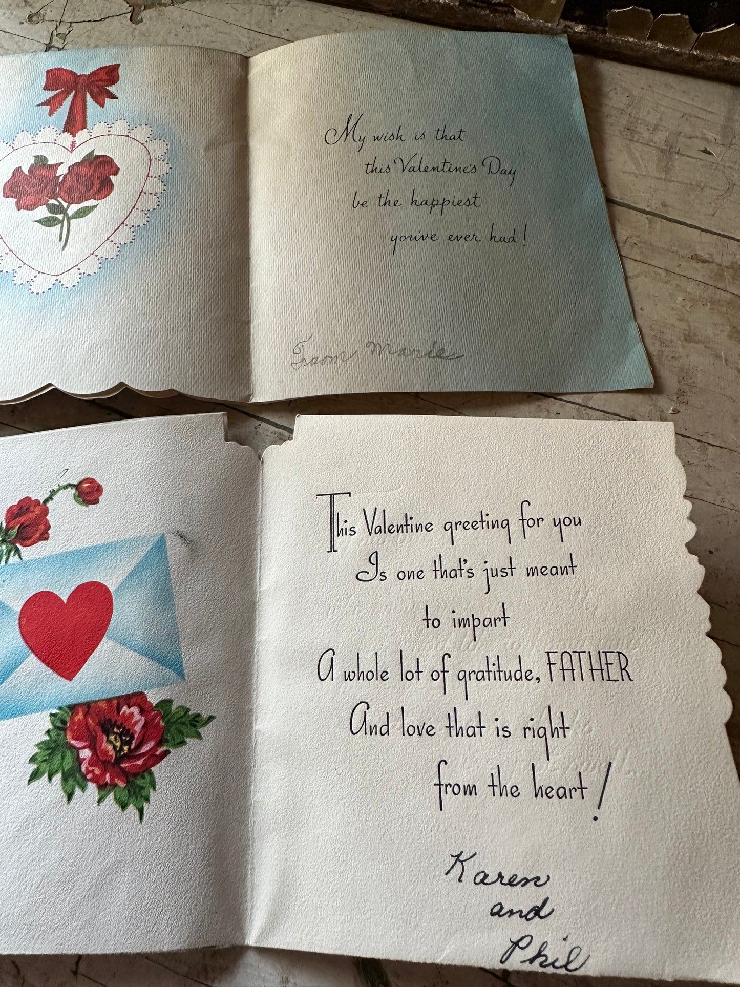 Valentine Cards Set of 2