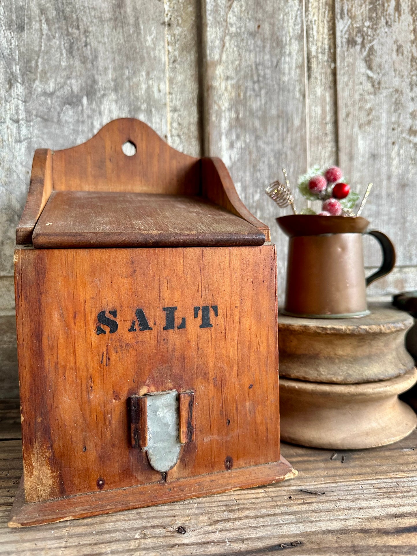 Wood Salt Box