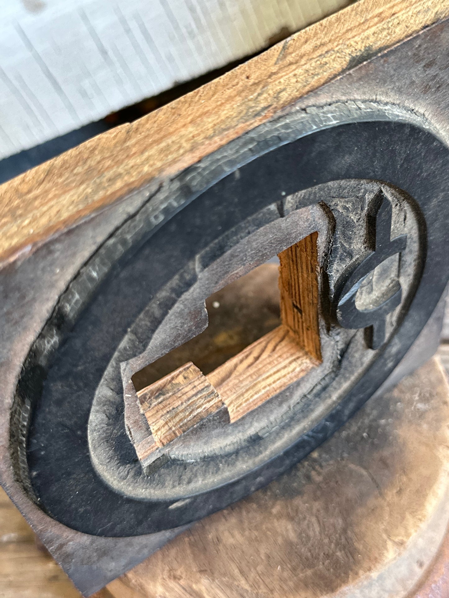 Stamp/Print Base Plate Cent Symbol