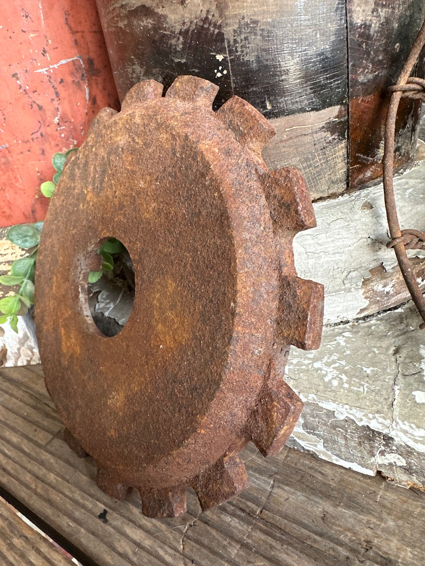 Rusty Metal Sprocket