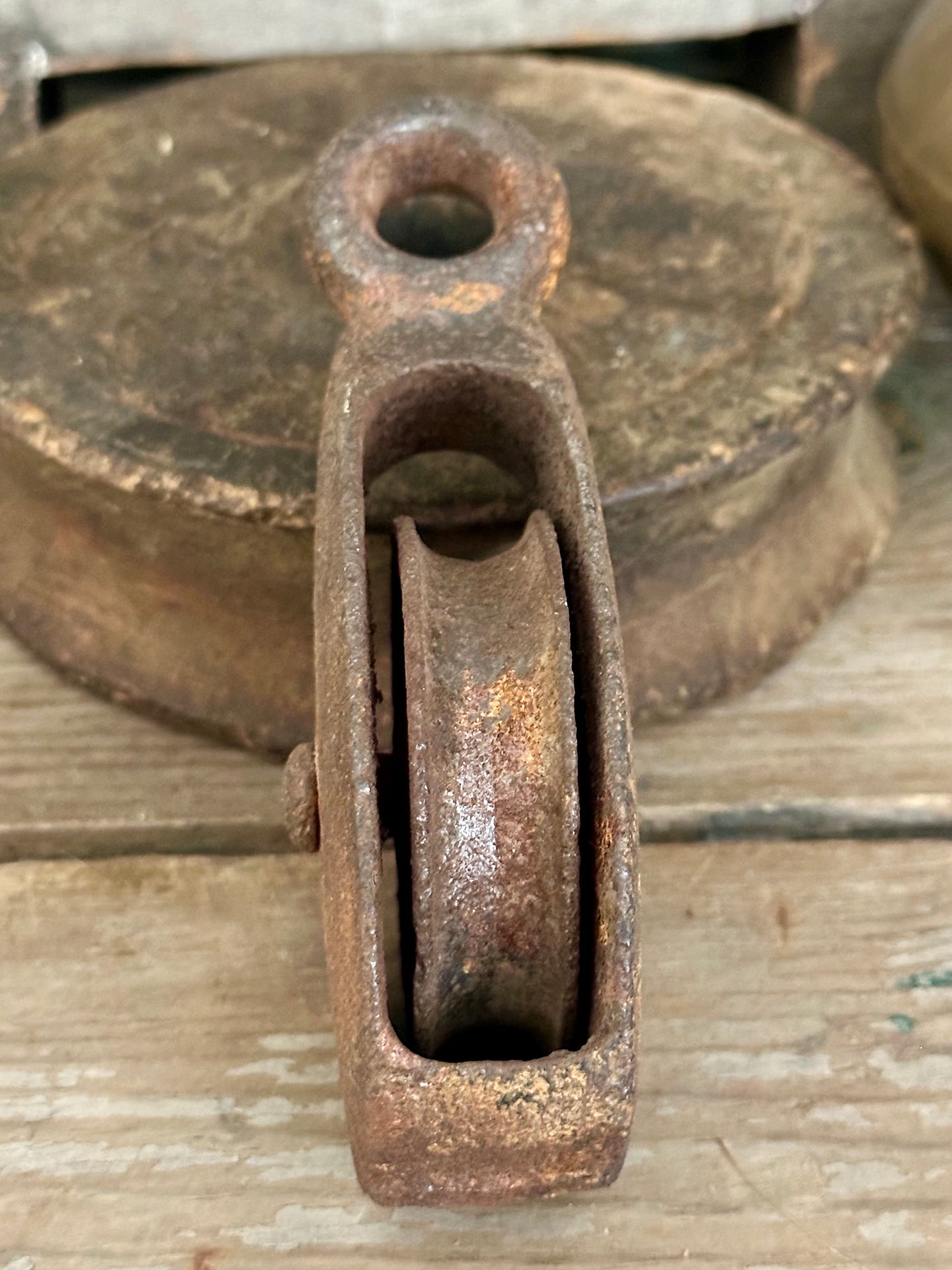 Metal Rusty Pulley