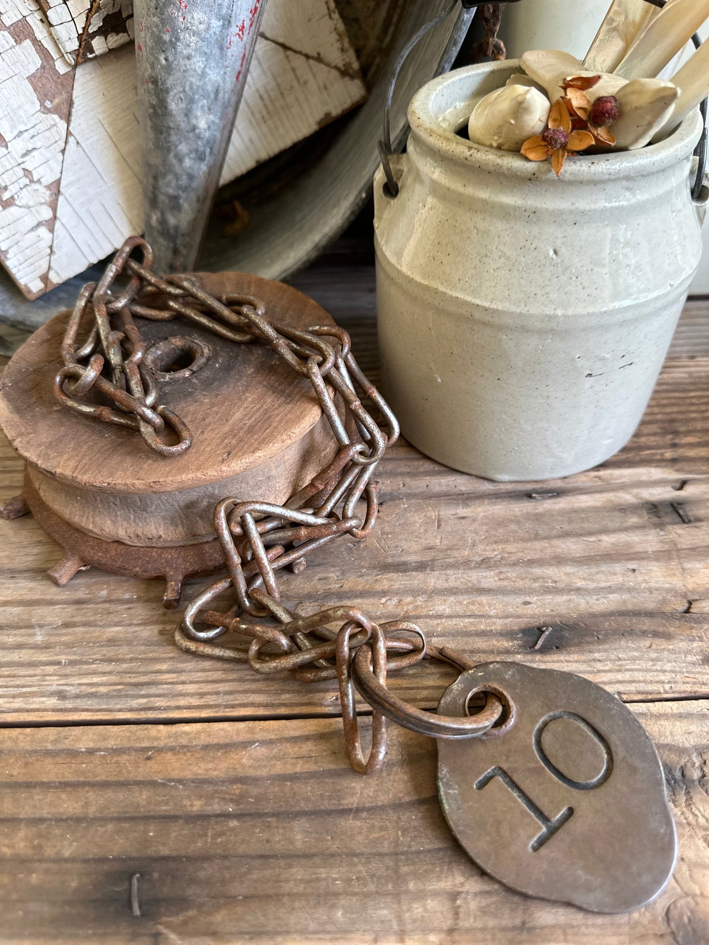Cattle Tag With Chain #10