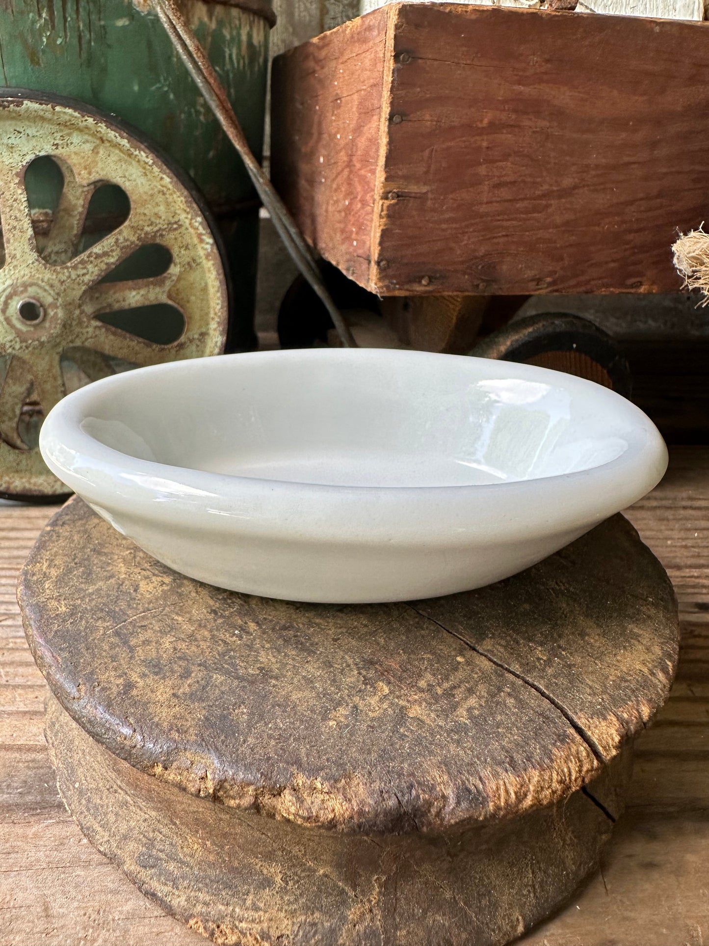 Ironstone Soap Dish