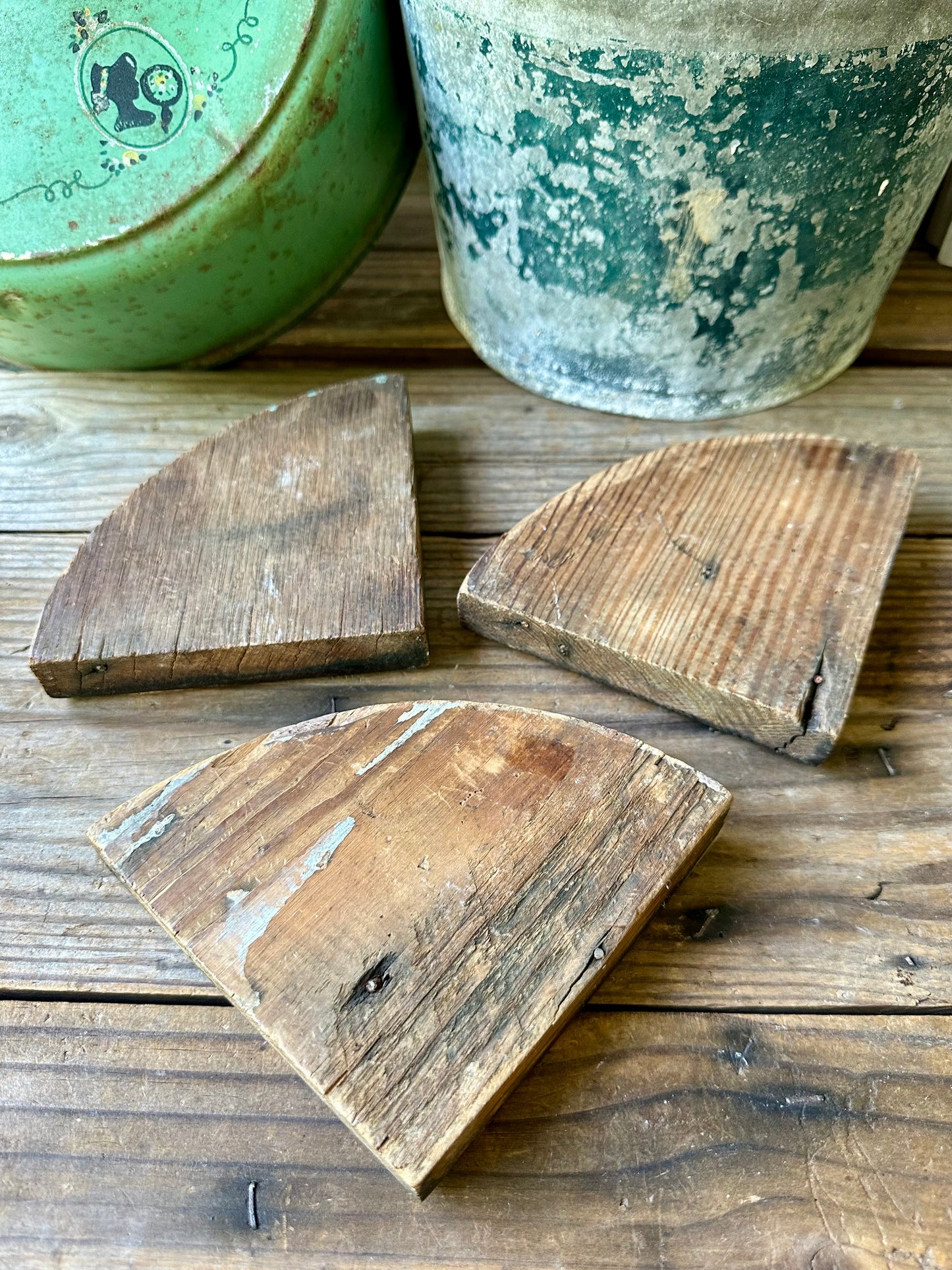 Salvage Wood Pieces Set Of Three