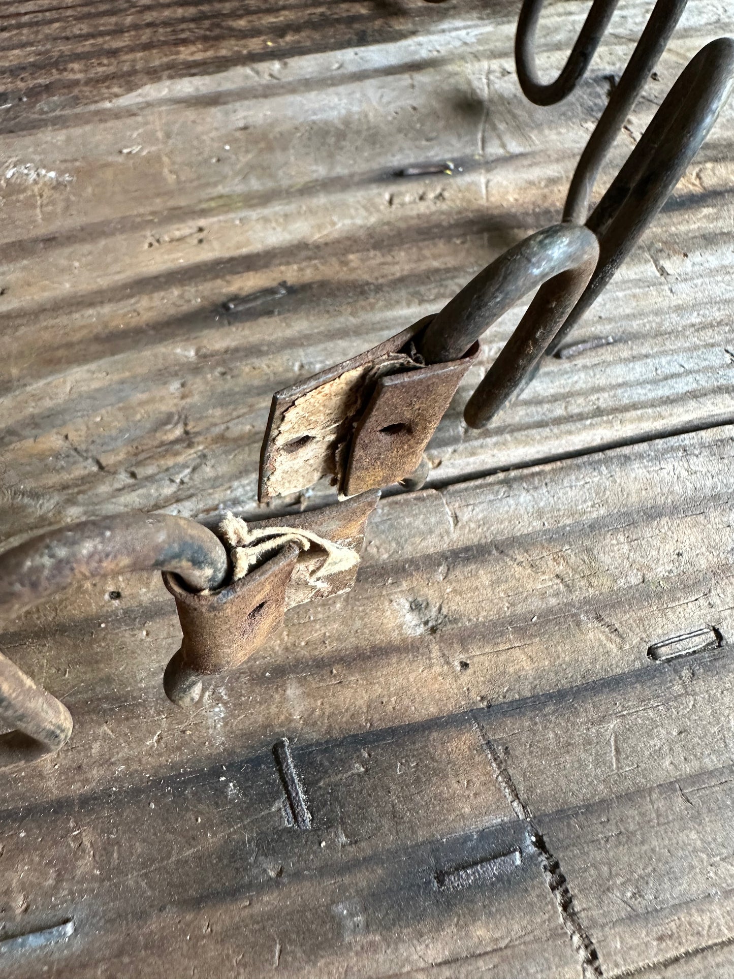 Spring Rusty Metal Wire
