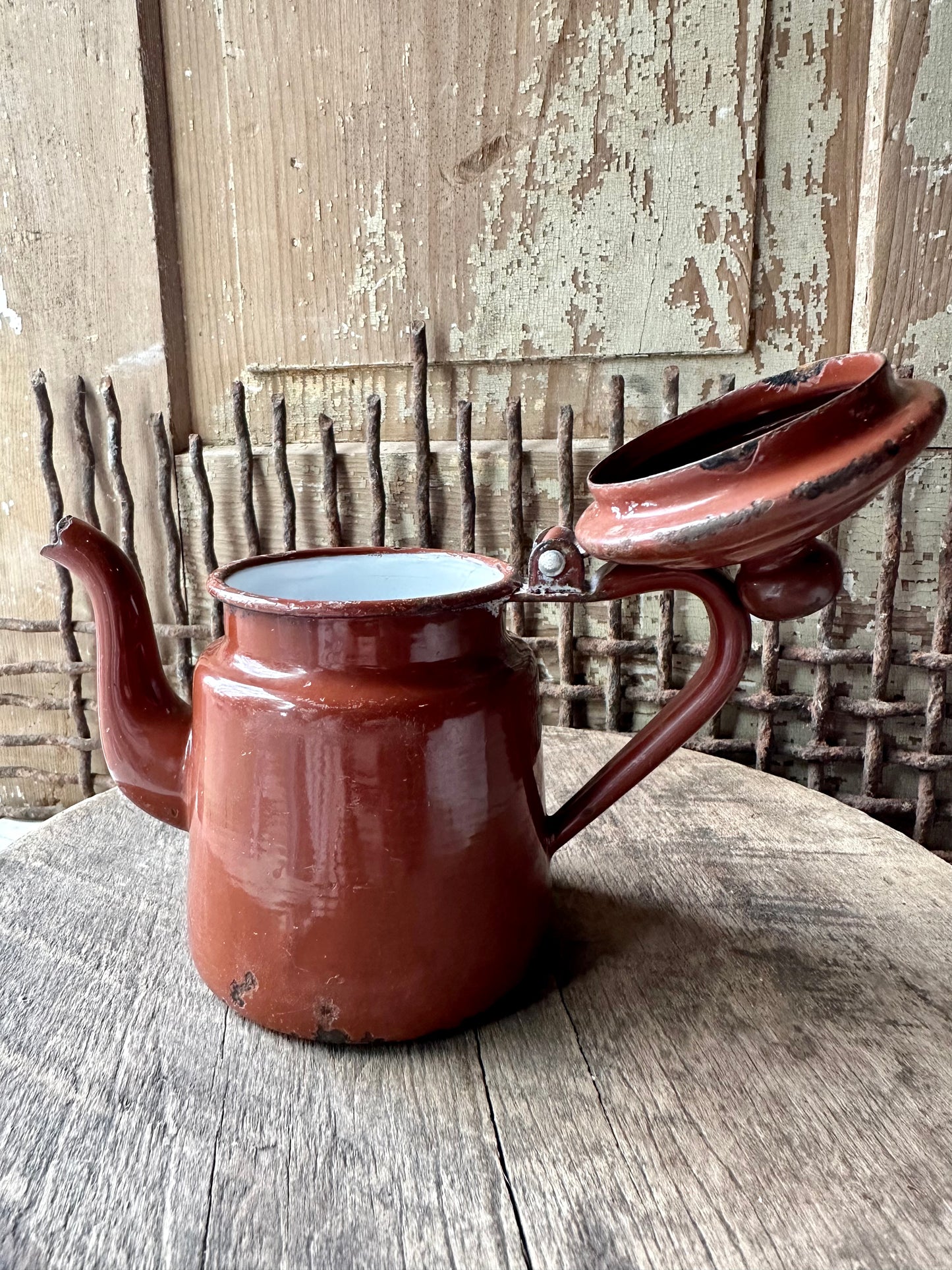 Enamelware Small Tea Pot