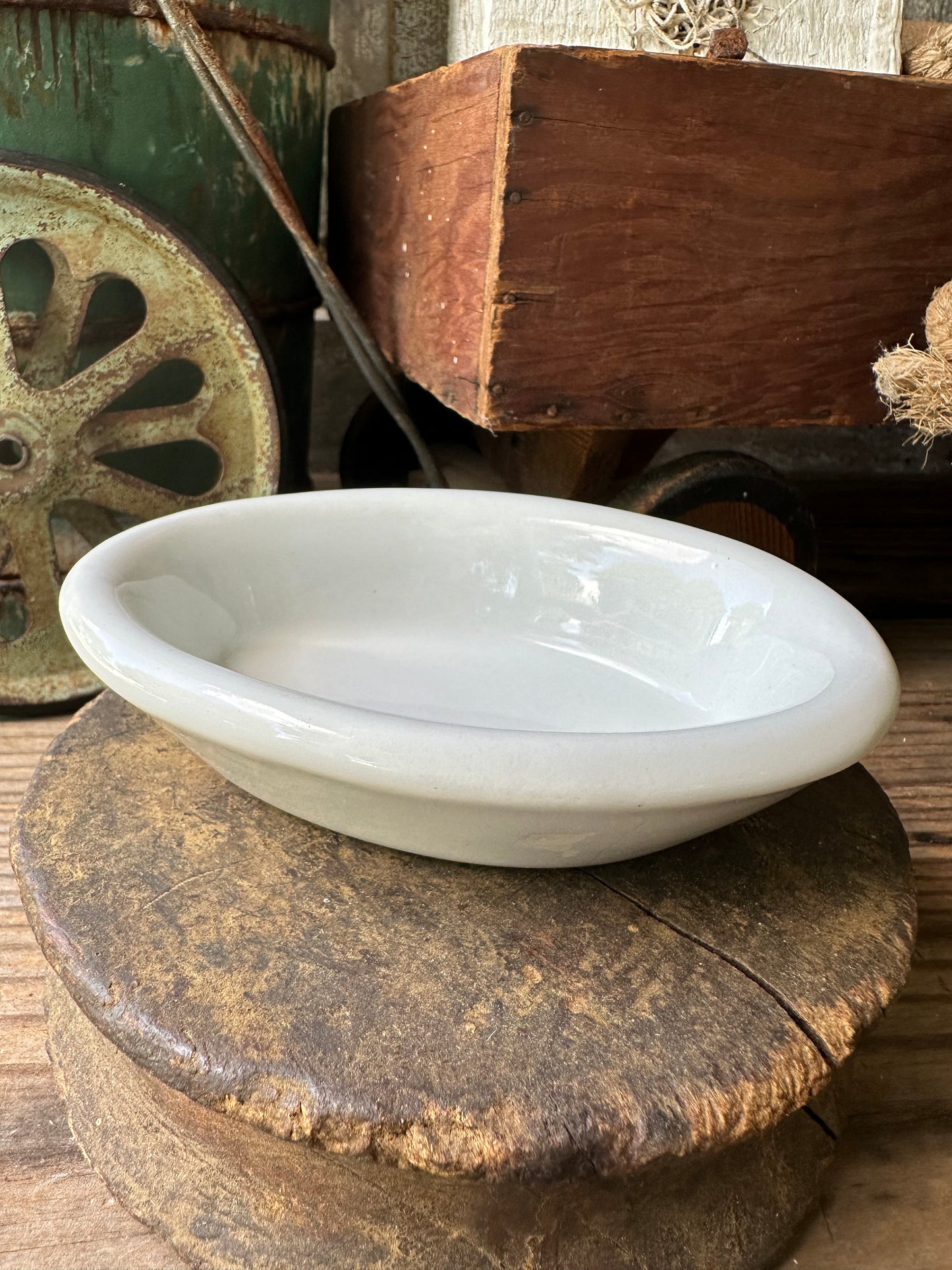 Ironstone Soap Dish