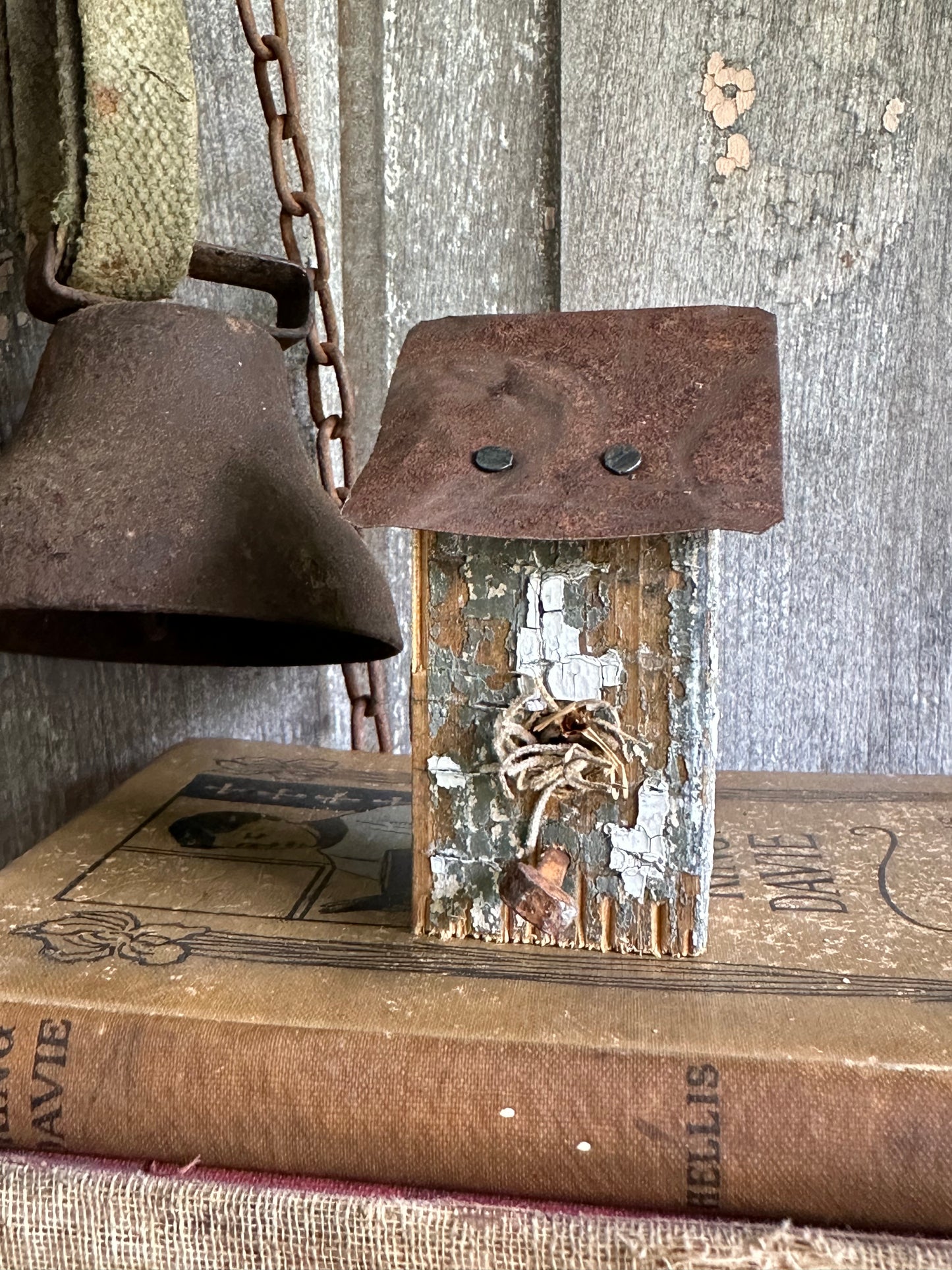 Bitty Birdhouse Handmade (Decor Only)