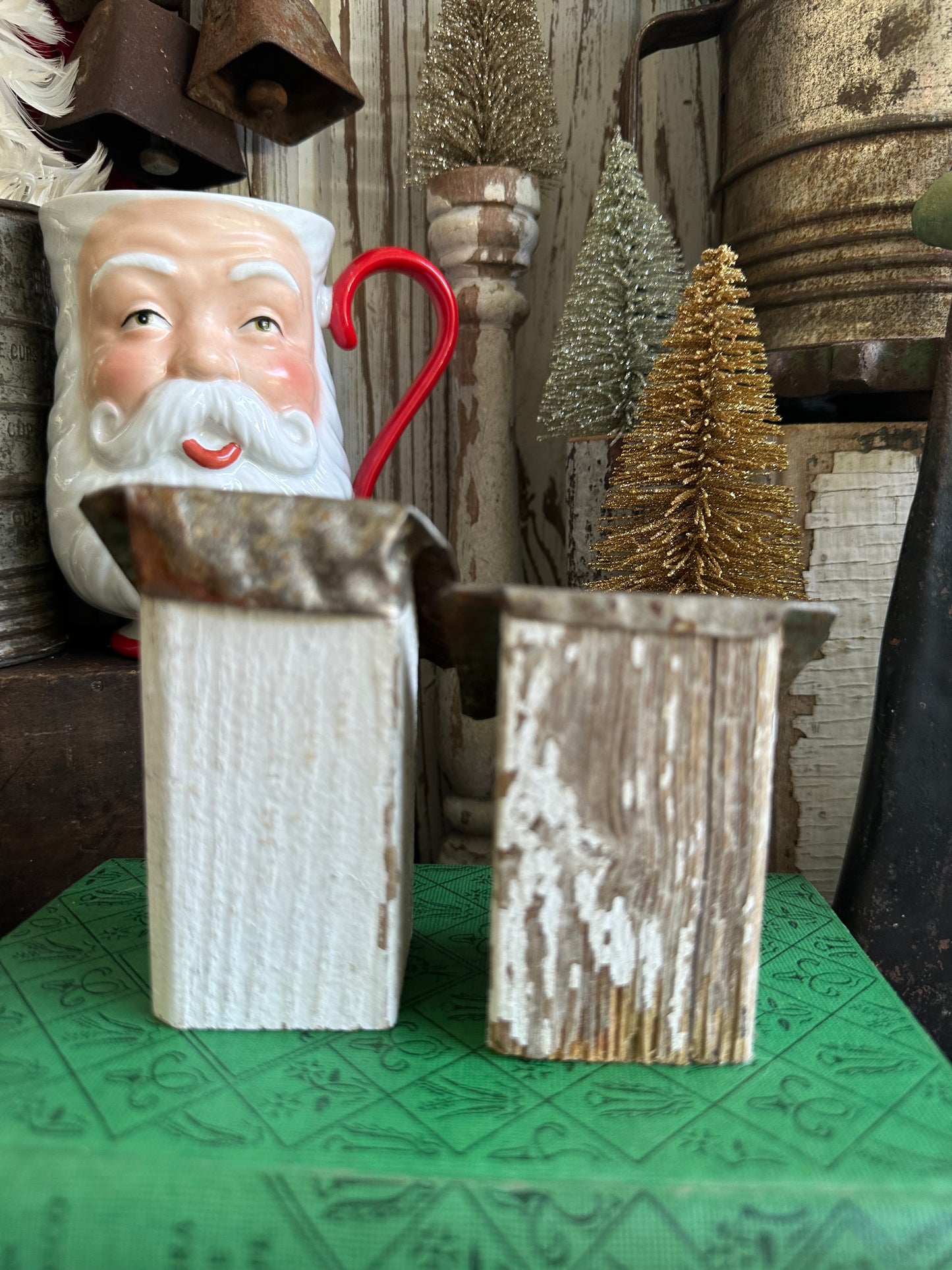 Bitty Birdhouses Set Of Two Handmade