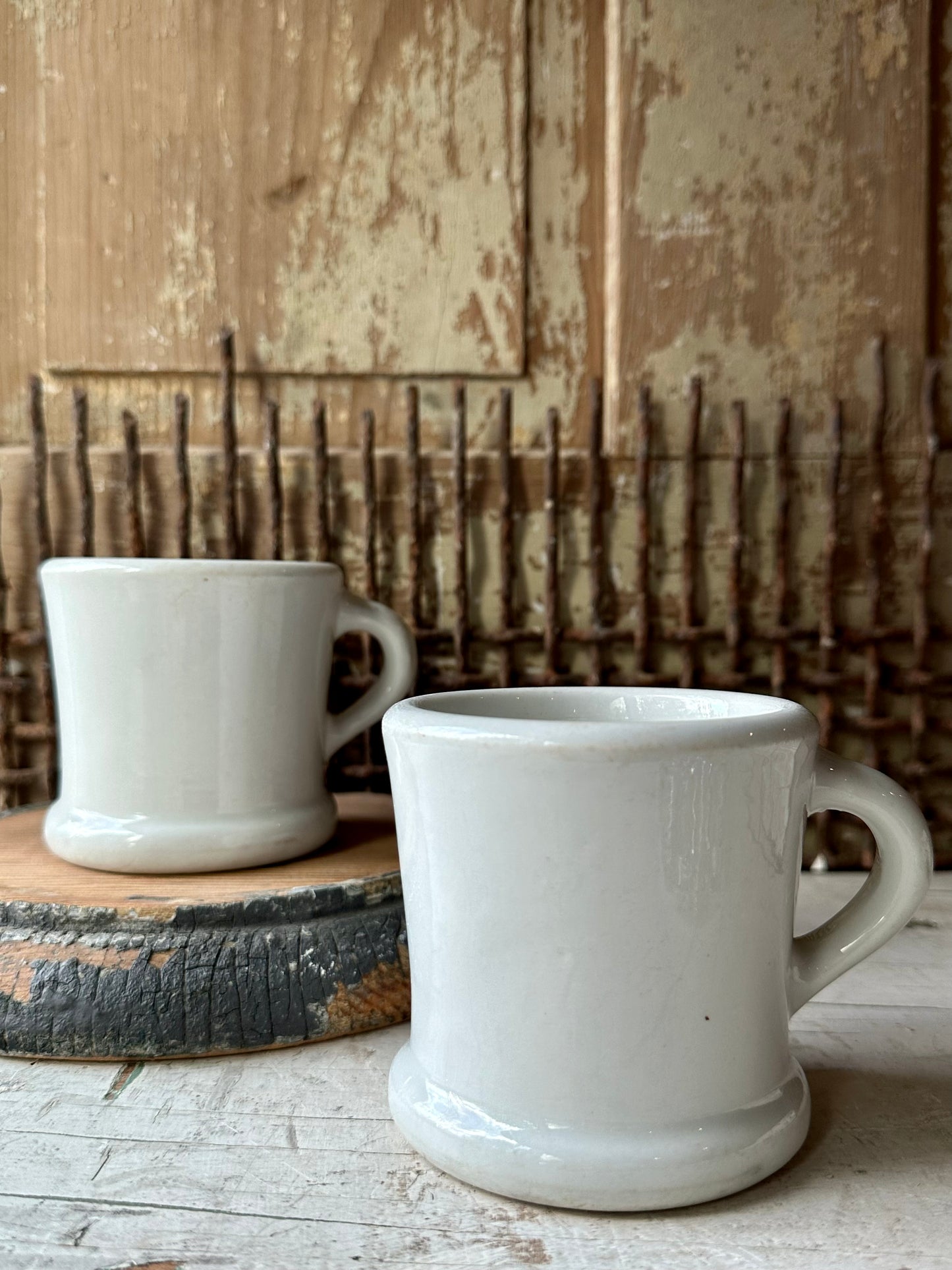 Ironstone Hall Mugs Set of 2