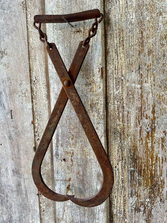 Ice Tongs Rusty Metal