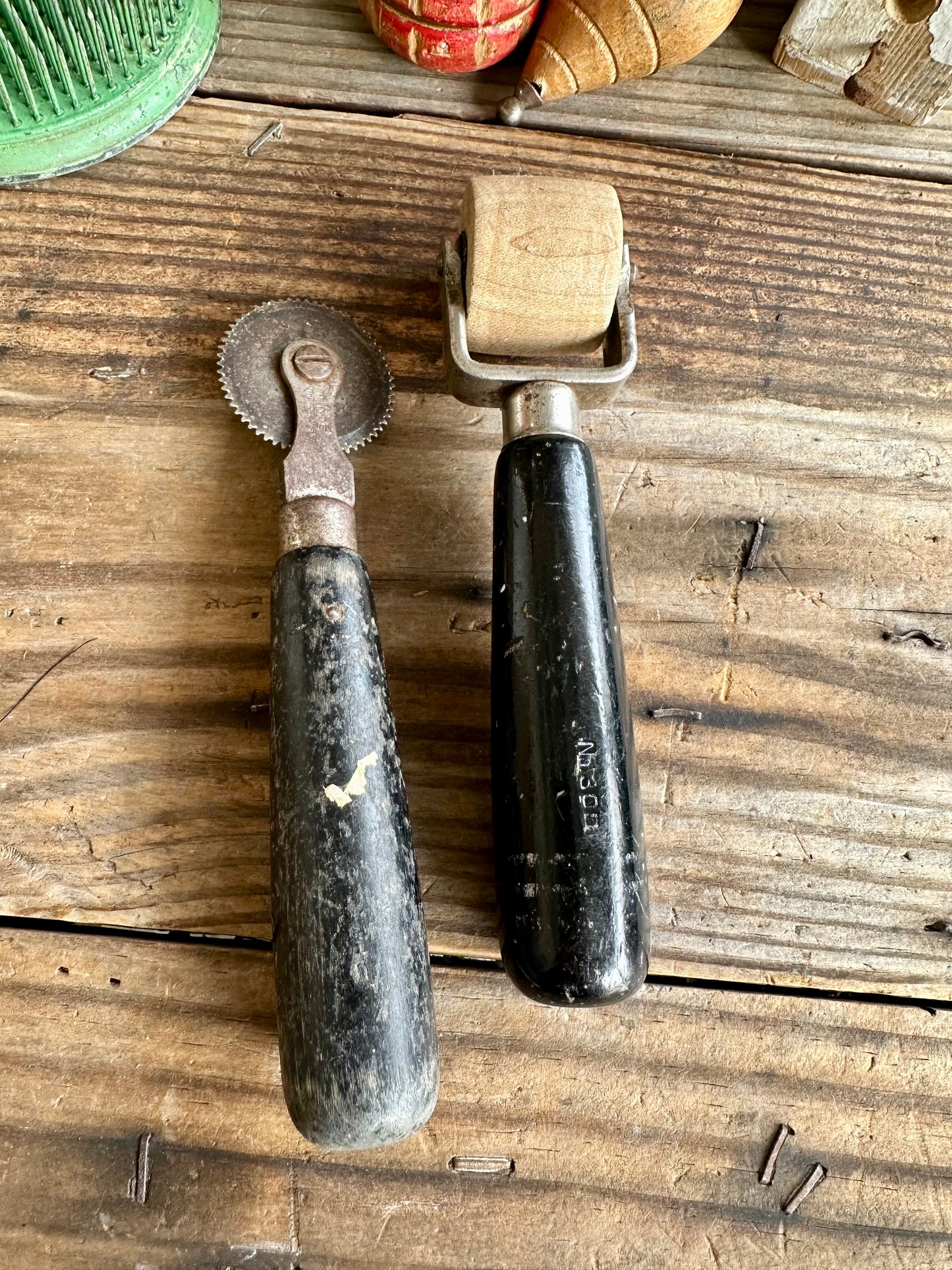 Tools Set Of Two Black Handle