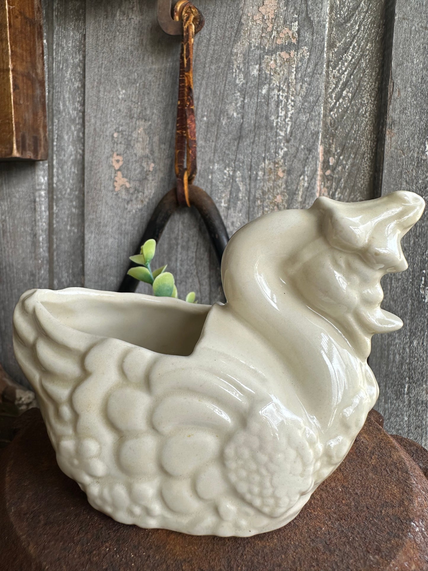 Planter Mother Goose/Swan