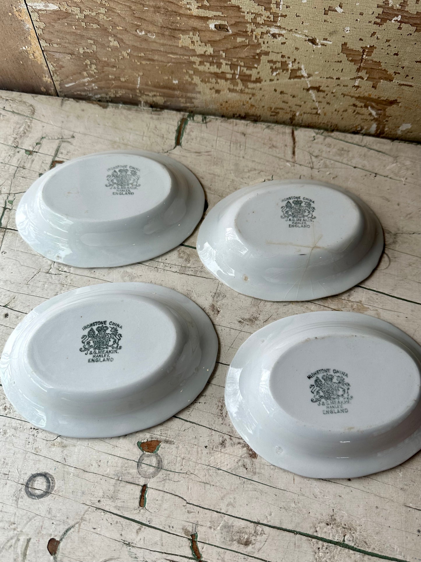 Ironstone J&G Meakin Dishes Set of 4