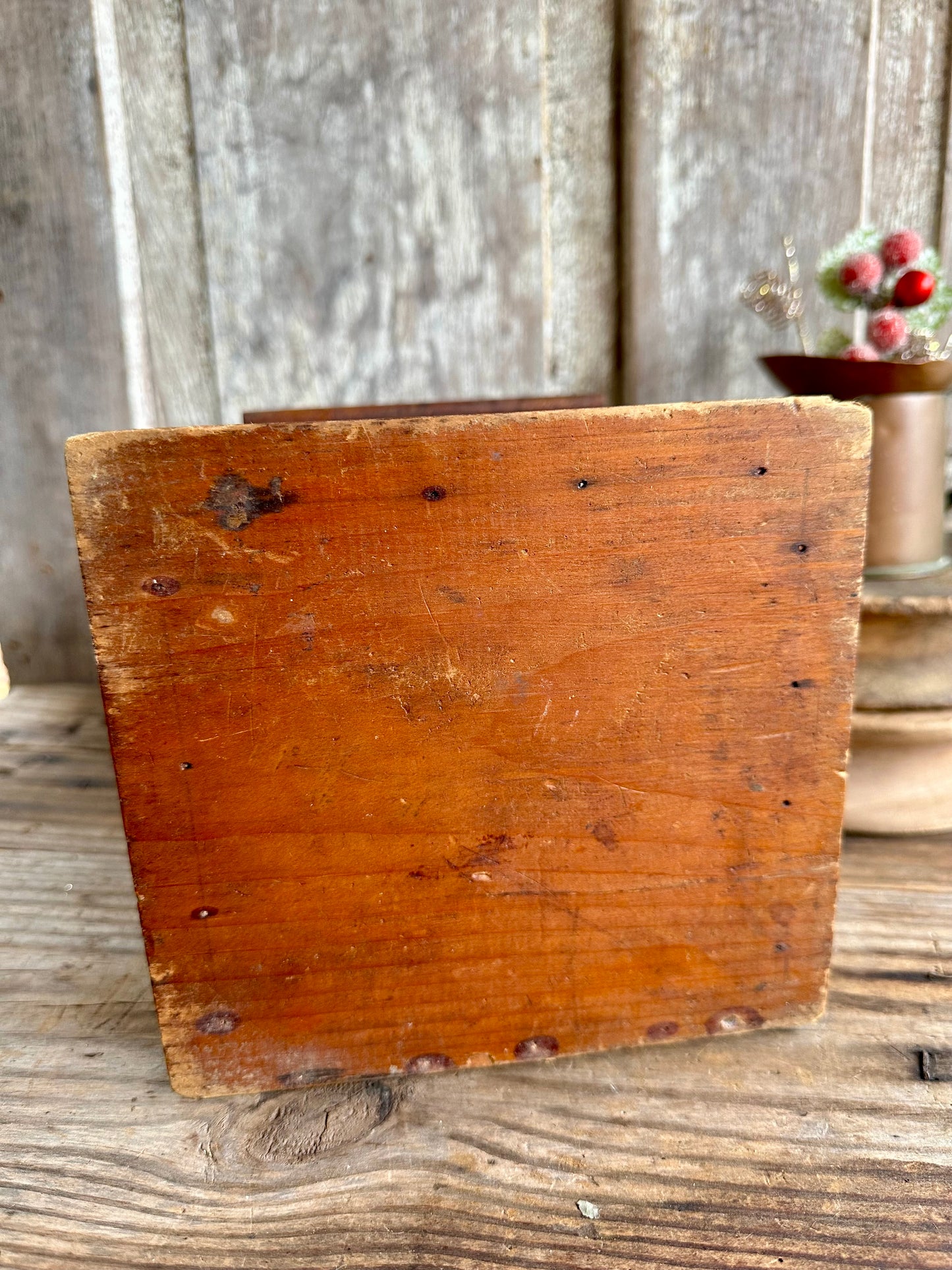 Wood Salt Box