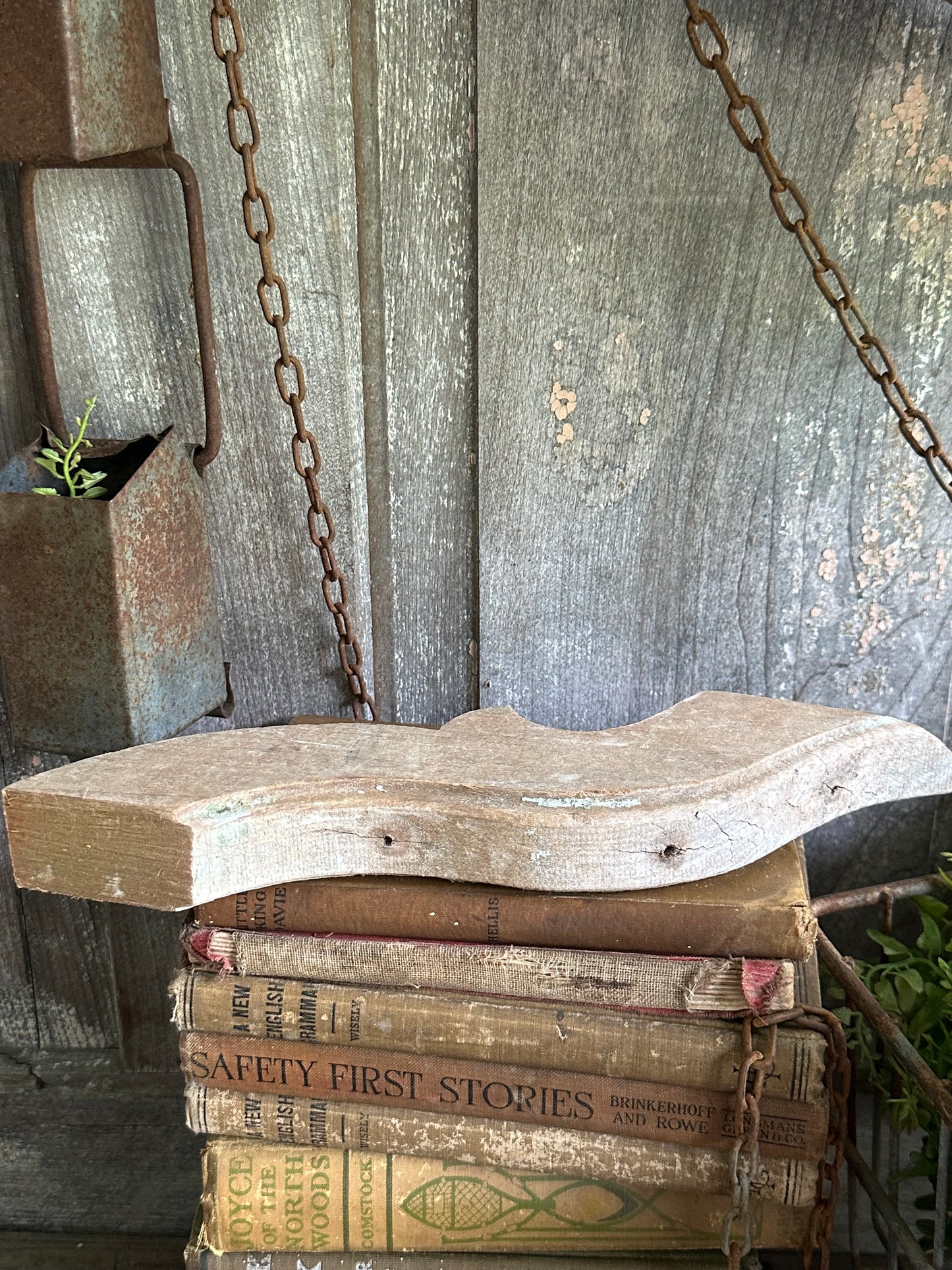 Weathered Paint Wood Salvage Piece