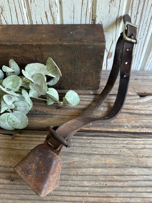 Goat/Cow Bell On Leather Strap