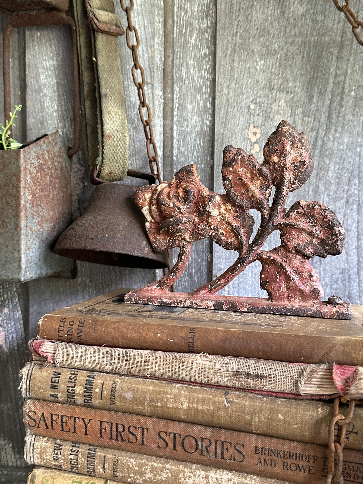 Rusty Metal Leaf Salvage Piece