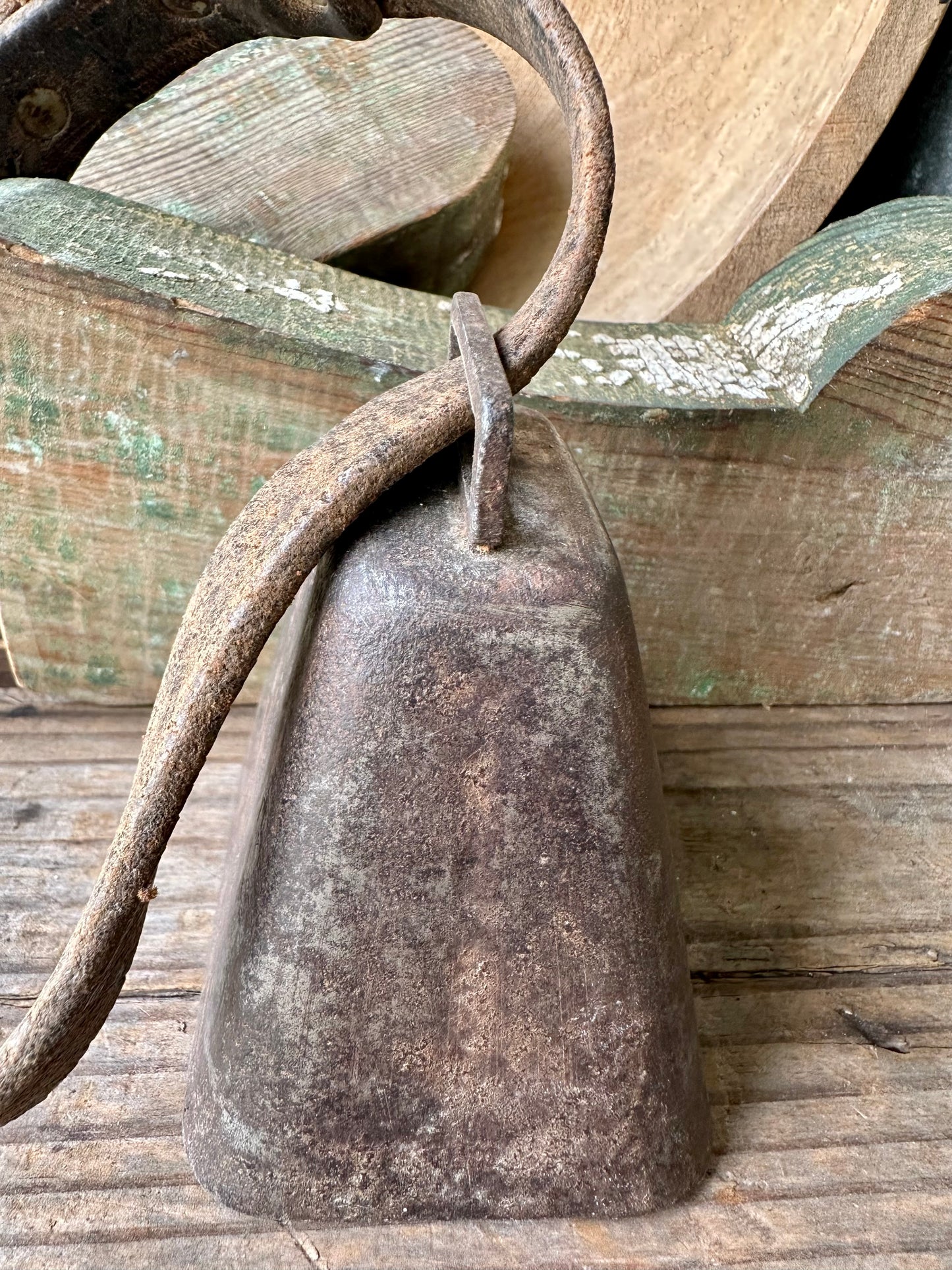 Cow/Livestock Bell With Leather Strap