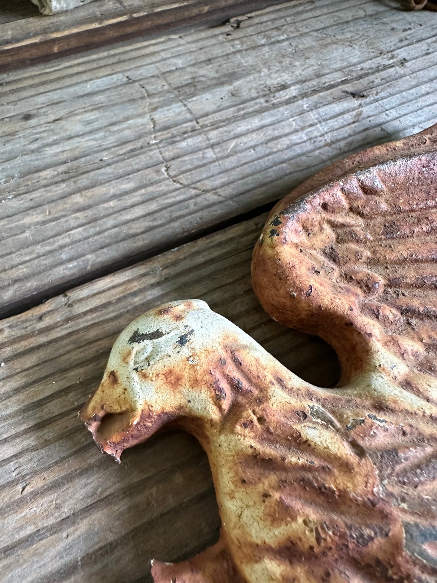 Rusty Metal Eagle Salvage Piece