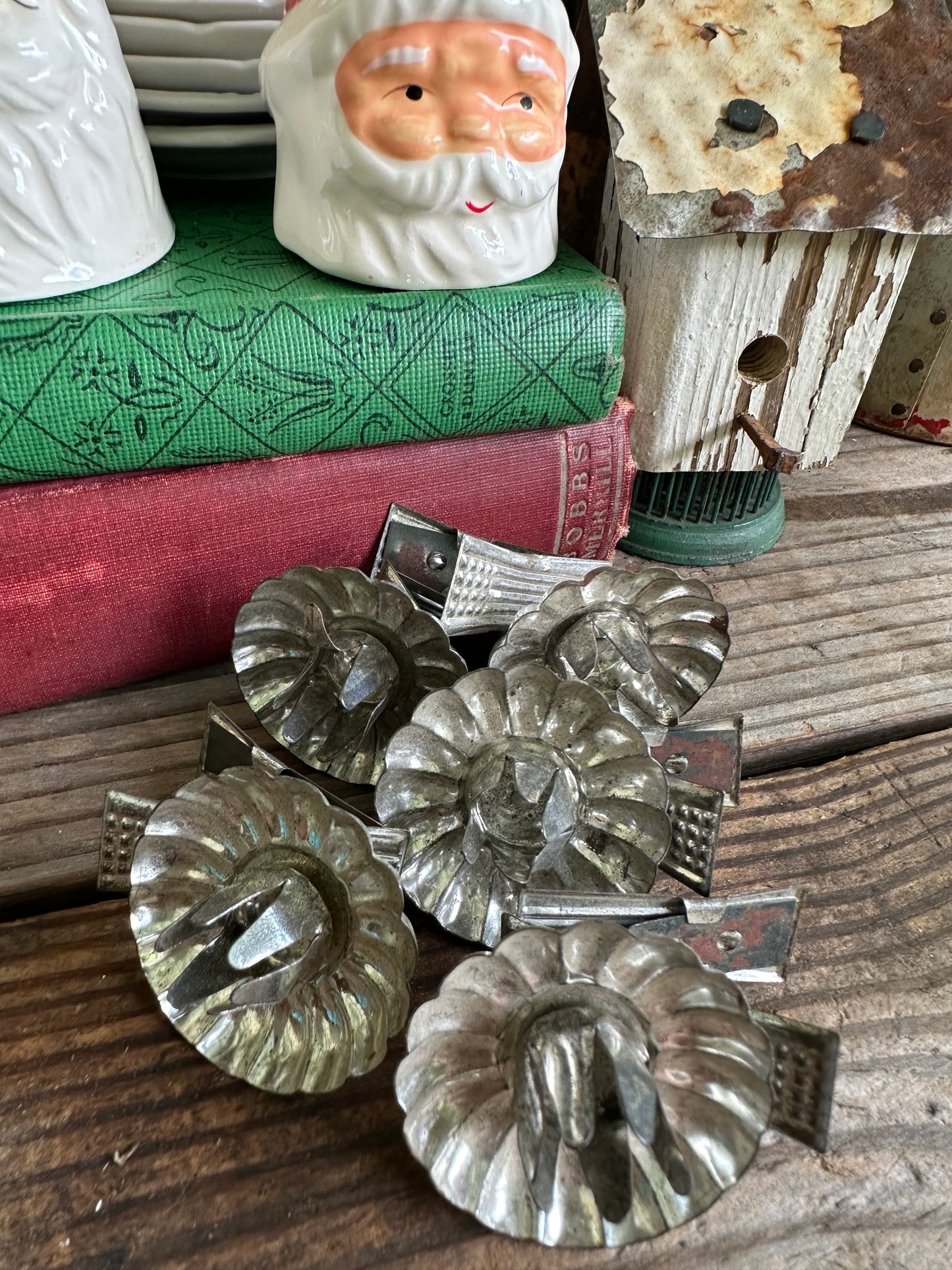 Metal Clip On Candle Holders Set of 5