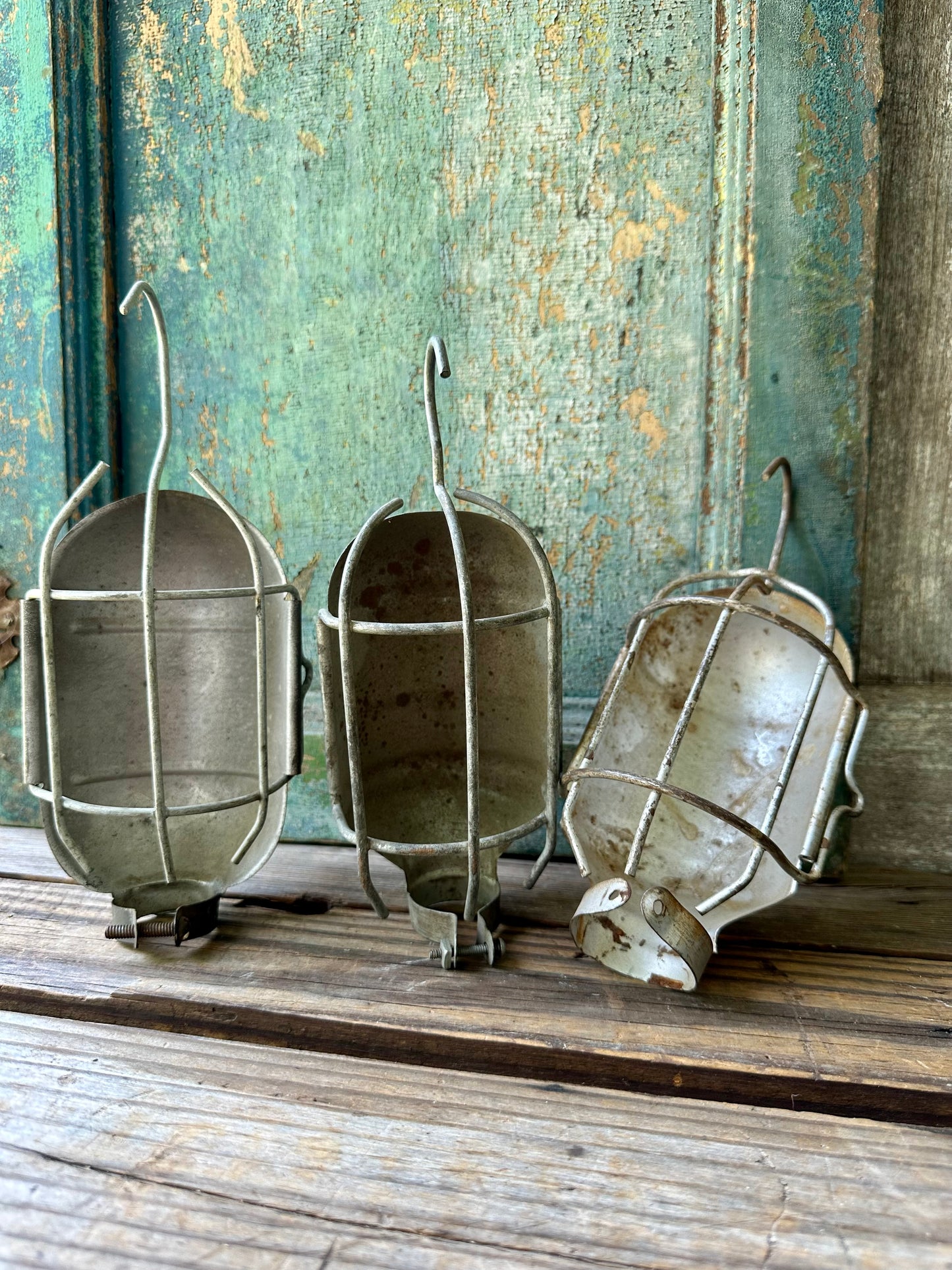 Light Metal Cages Set Of 3