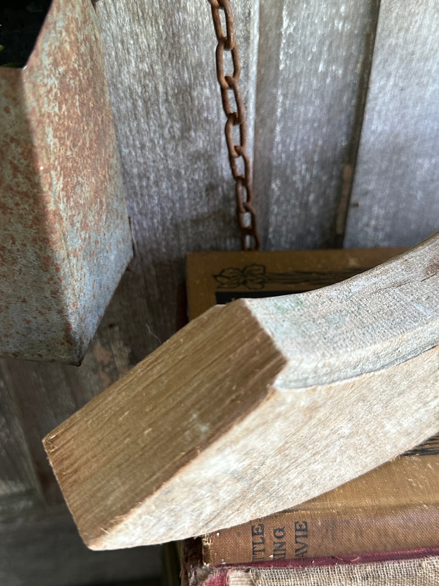 Weathered Paint Wood Salvage Piece