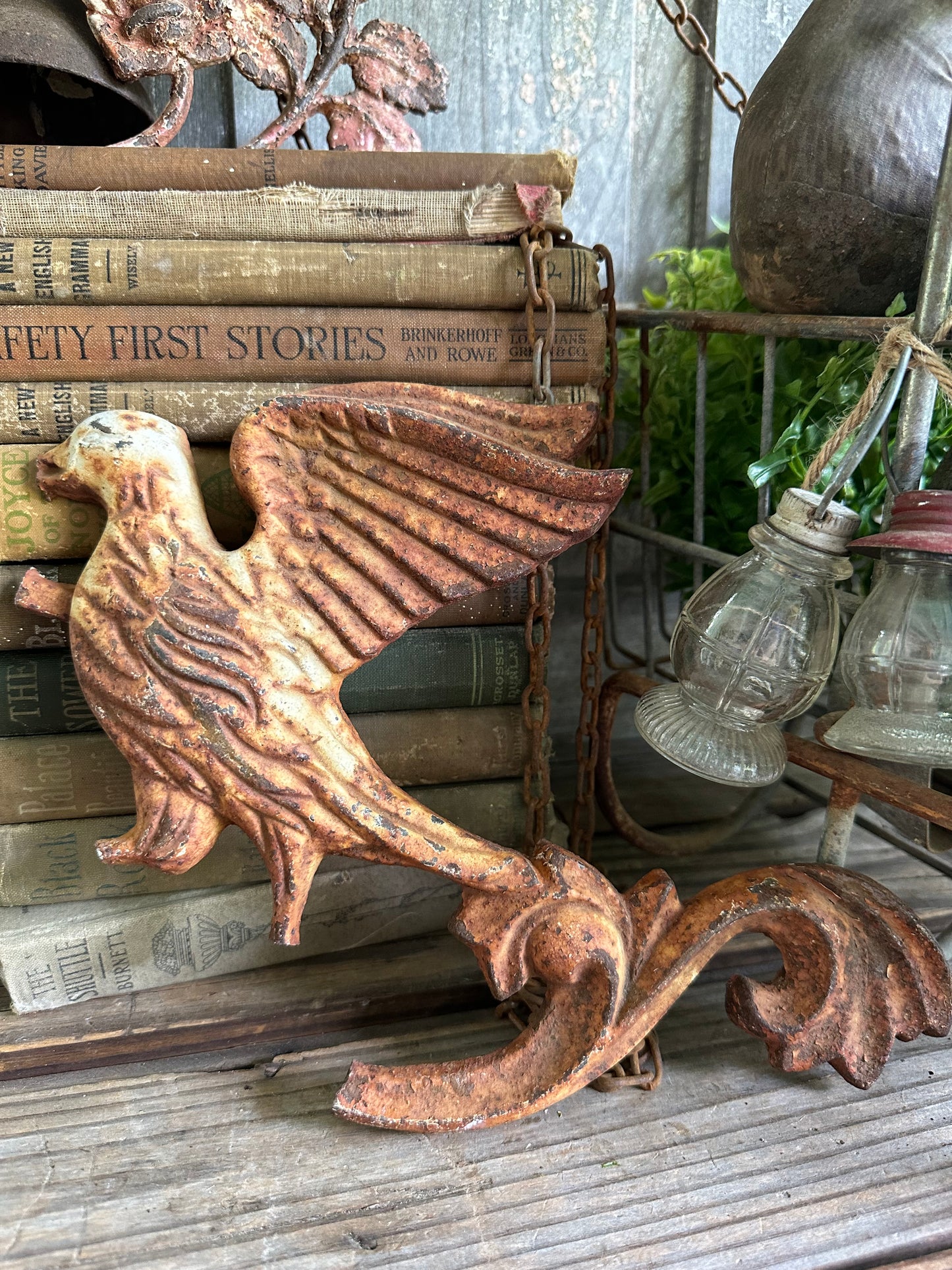 Rusty Metal Eagle Salvage Piece