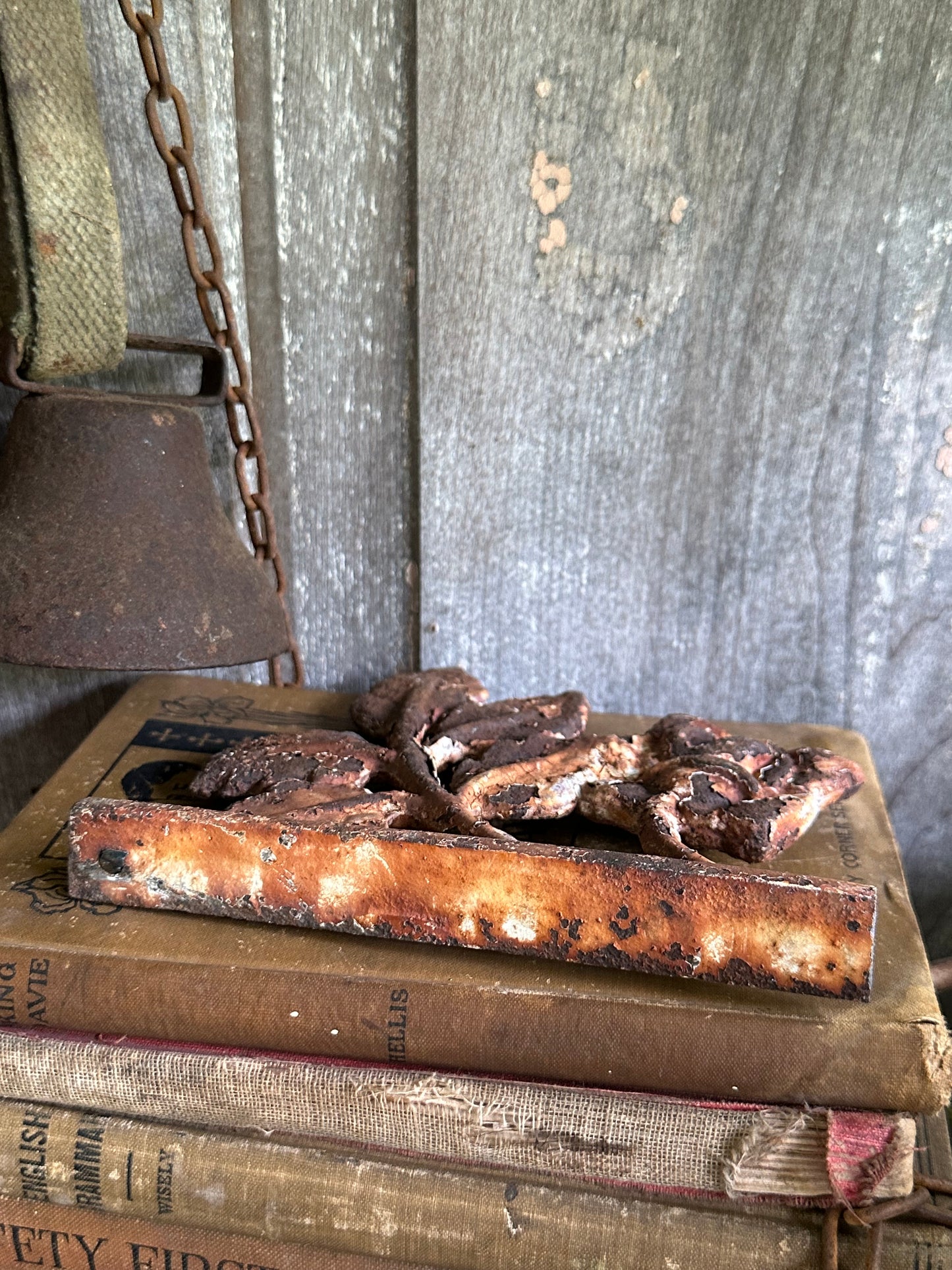 Rusty Metal Leaf Salvage Piece
